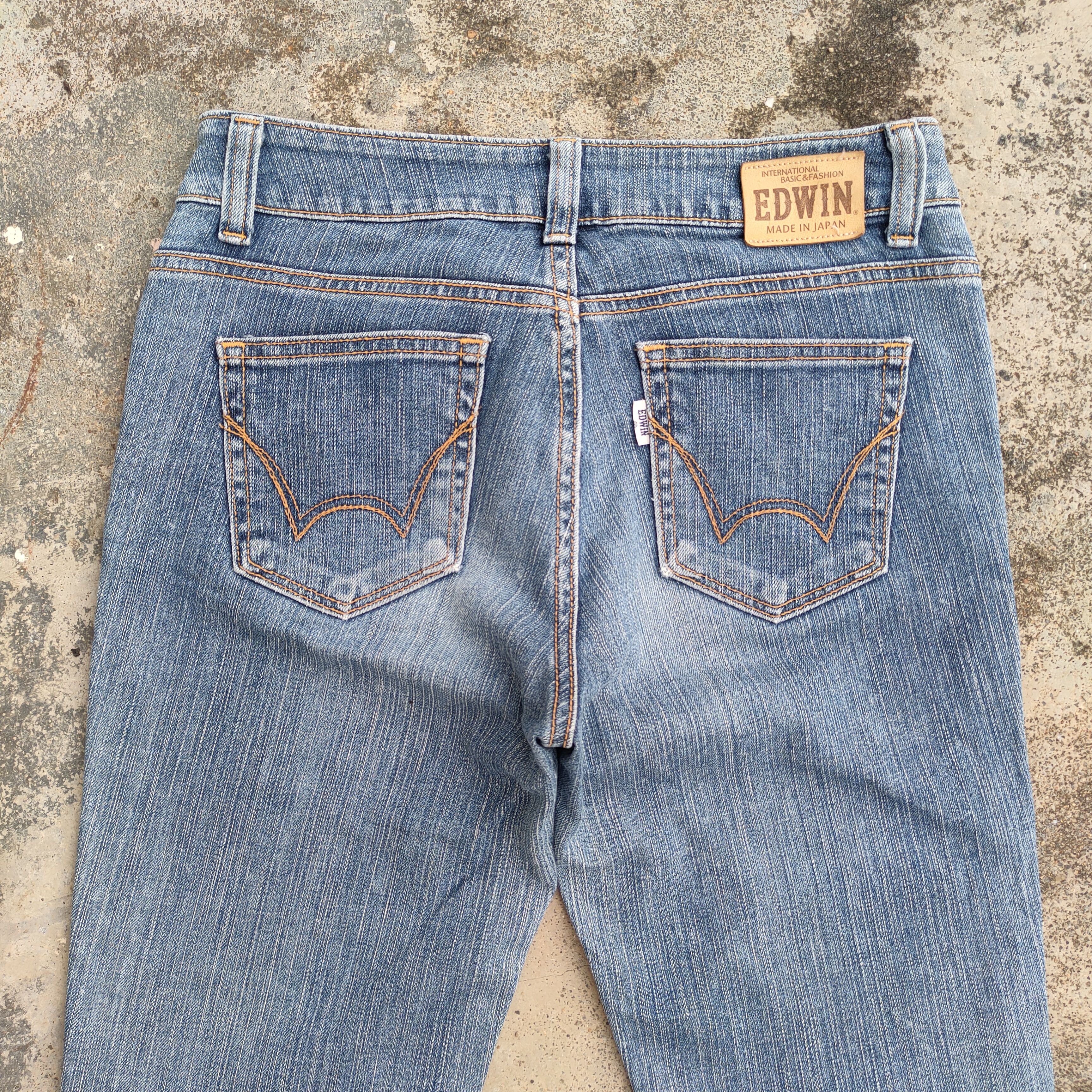 Edwin × Jean × Vintage VINTAGE EDWIN FLARE FADED JEANS DENIM PANTS Size US 30 / EU 46 - 7 Thumbnail