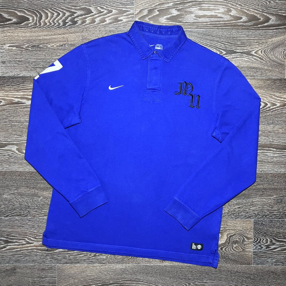 Nike MANCHESTER UNITED #7 Embroidered Logo Rugby Shirt