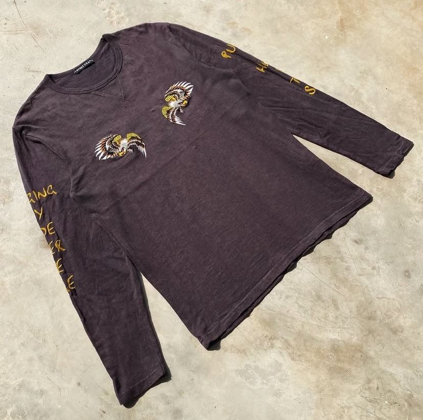 Avirex Vintage Avirex USA “Eagles” Embroidered LS Tee Size US L / EU 52-54 / 3 - 3 Thumbnail