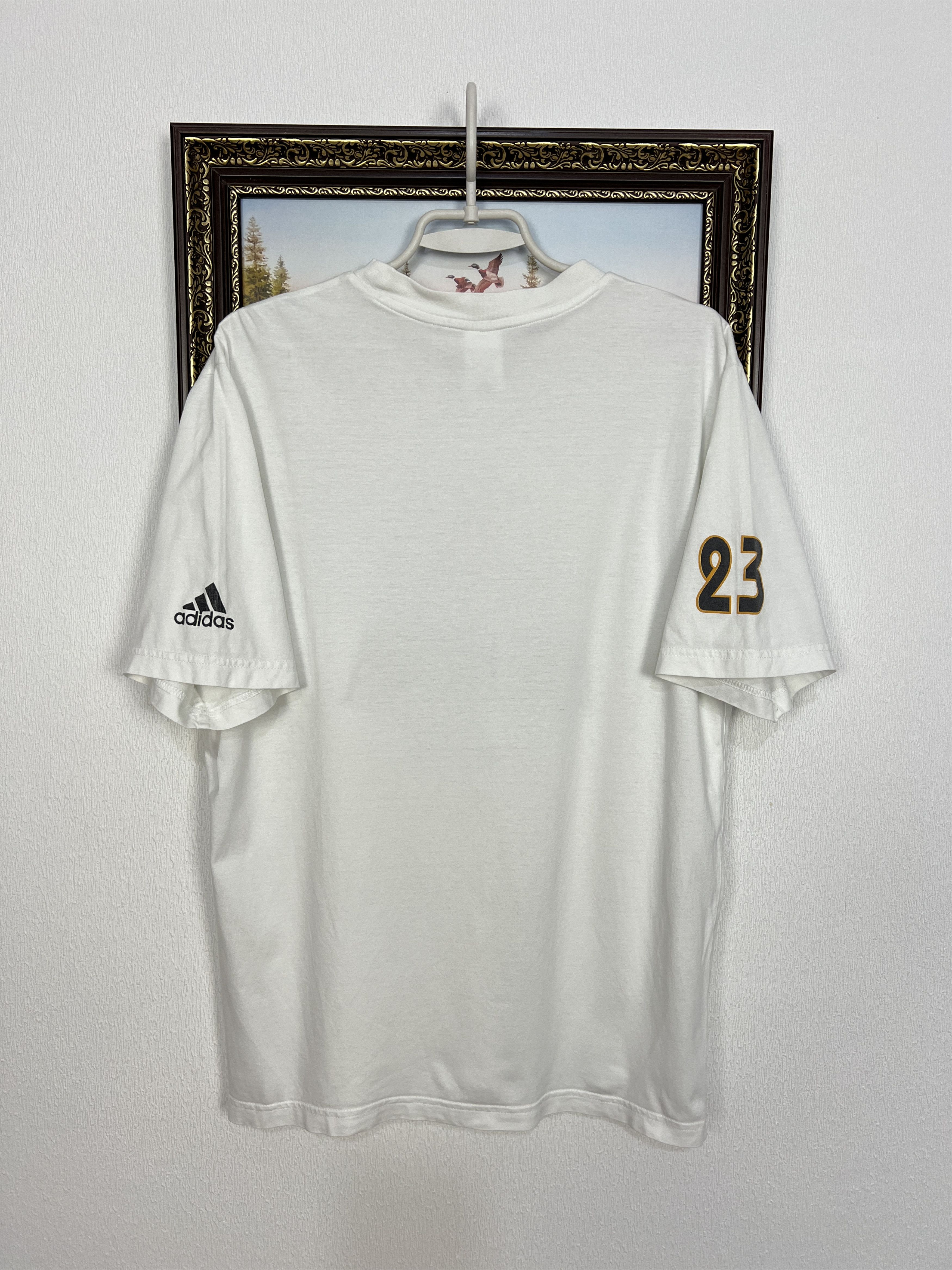 Adidas Vintage Real Madrid Beckham Train Shirt Football Jersey Size US M / EU 48-50 / 2 - 7 Thumbnail