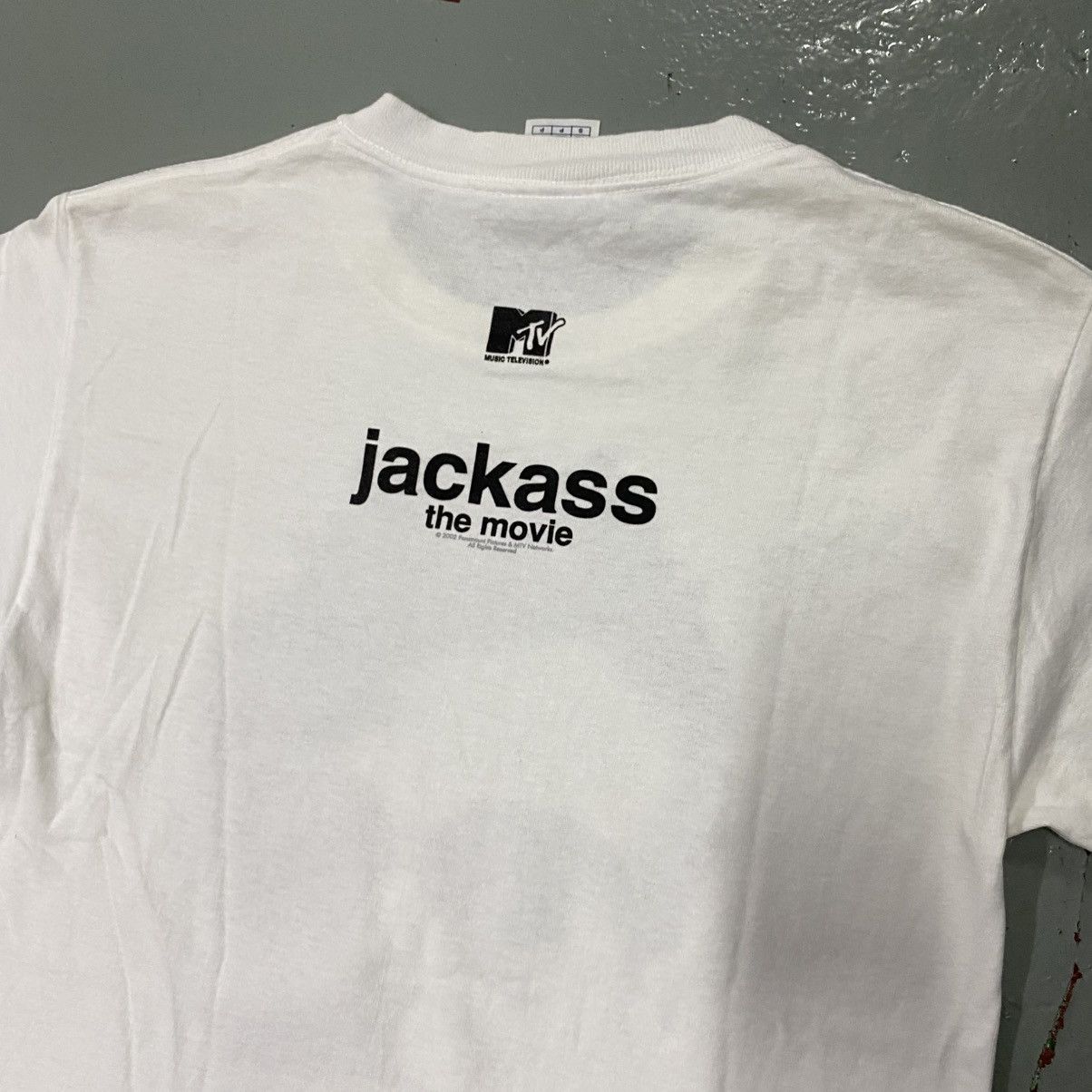 Mtv × Vintage Vintage 2002 Mtv Jackass Promo Johnny Knoxville Tee Rare Size US S / EU 44-46 / 1 - 4 Thumbnail