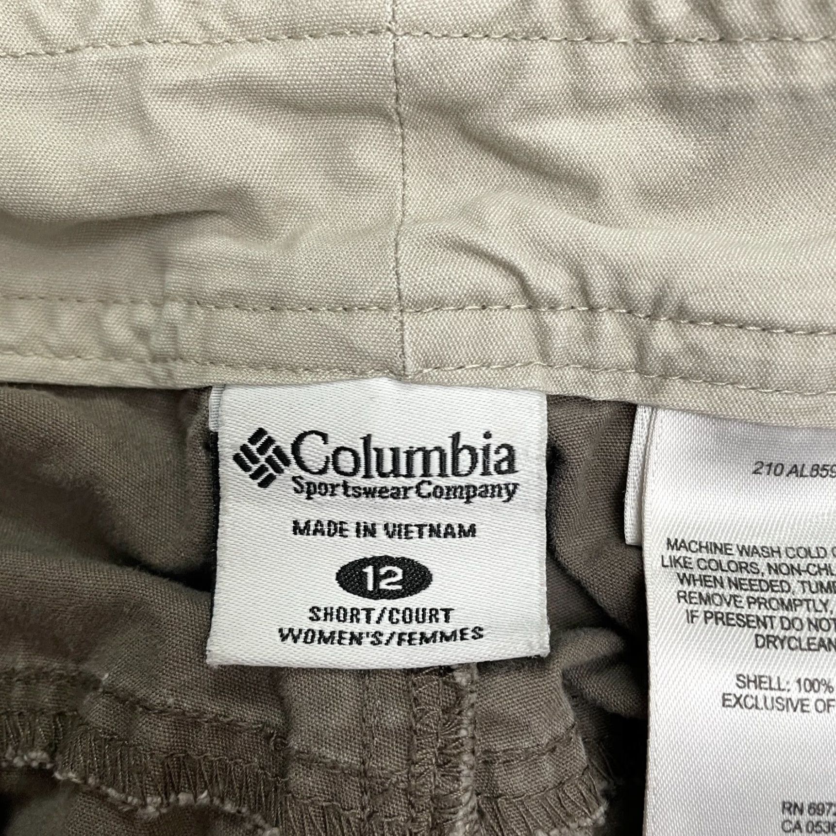 Vintage Columbia Pants Womens 12 Short Brown Straight Leg Cotton Casual Outdoor 35x28 BMI? Size 34" / US 12 / IT 48 - 5 Thumbnail