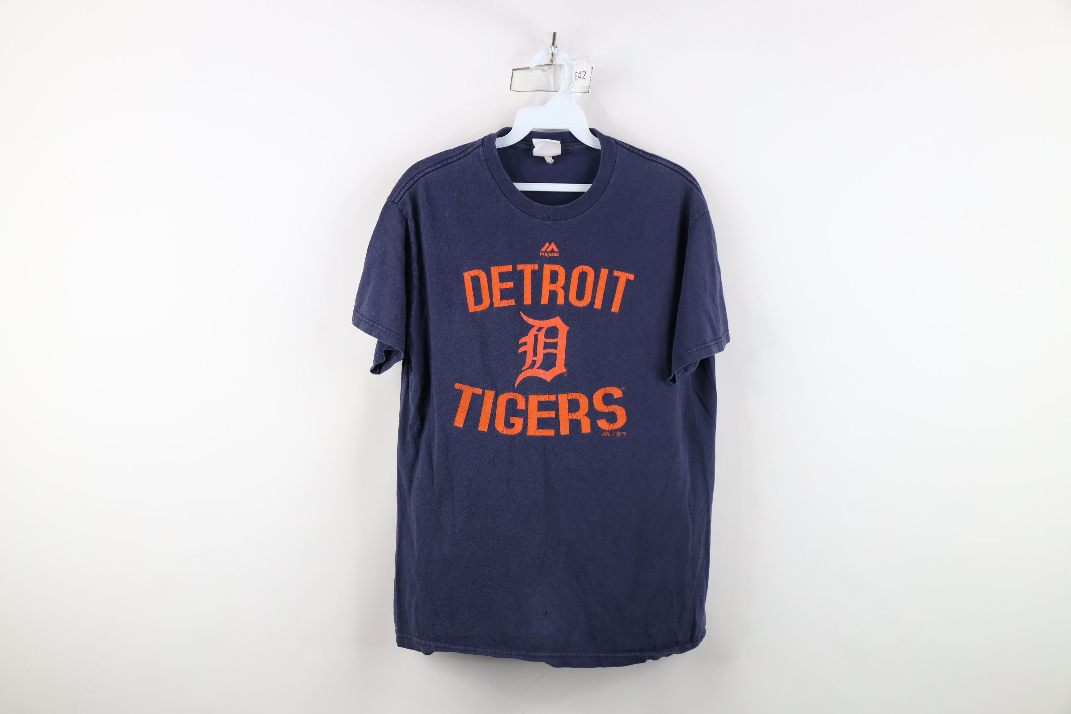 Majestic Vintage Majestic Detroit Tigers Baseball T-Shirt Blue Size US M / EU 48-50 / 2 - 1 Thumbnail