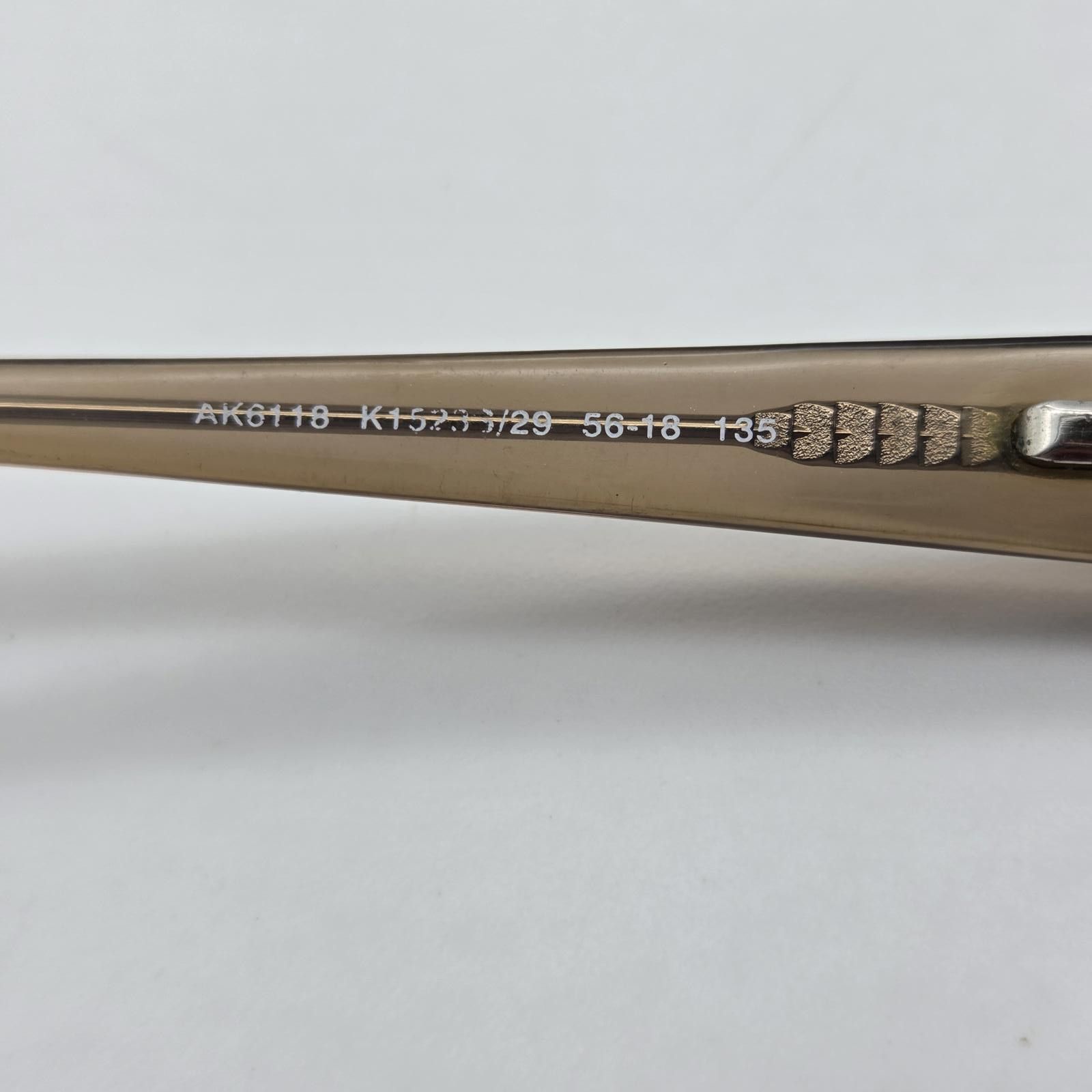 Designer Anne Klein AK6118 Eyeglasses FRAMES ONLY Bronze 56-18-135 Size ONE SIZE - 8 Thumbnail