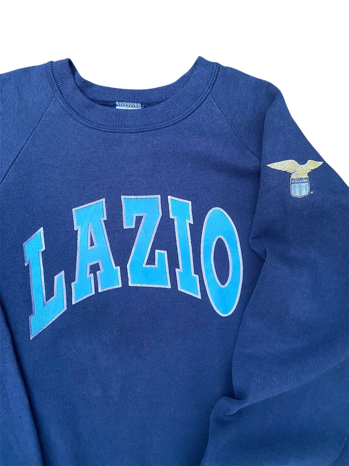 Fruit Of The Loom Vintage 90s Lazio Sweatshirt Size US L / EU 52-54 / 3 - 3 Thumbnail