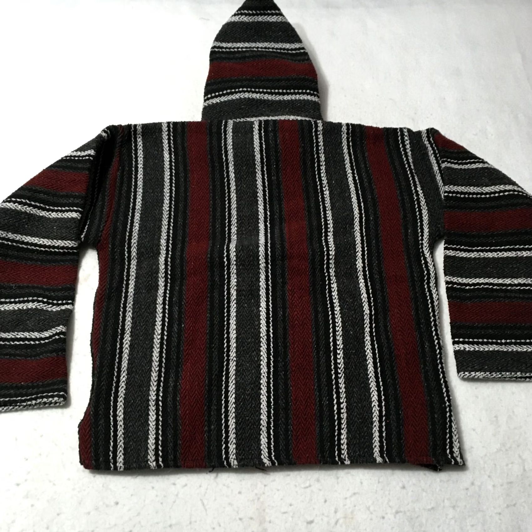 Sunspel sunspec Hoodie Men Size XS Multicolored Striped Hippie Boho Knit Drug Rug Size US XS / EU 42 / 0 - 6 Thumbnail