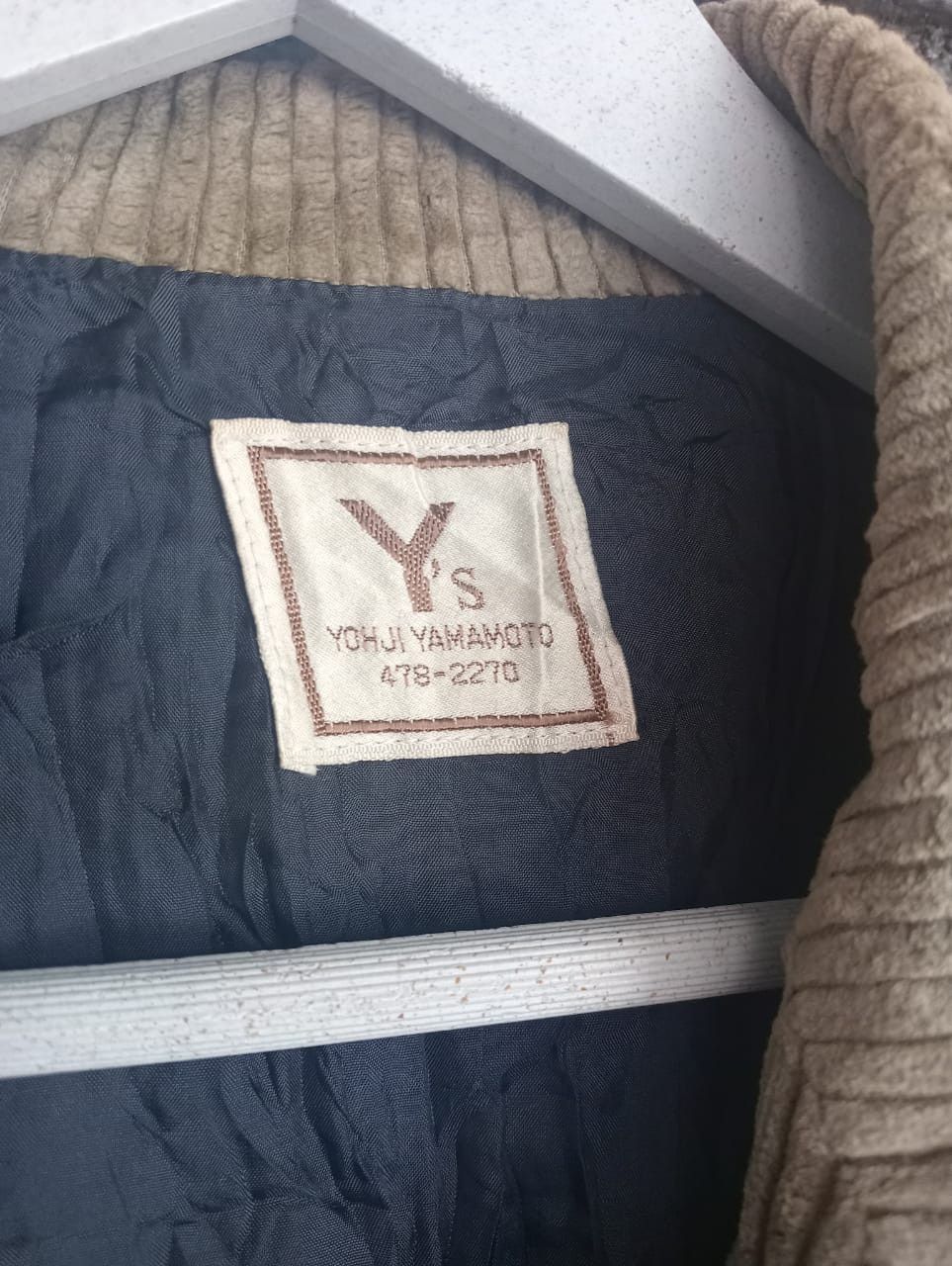 Y's Vintage Yohji Yamamoto Women Crop Corduroy Blazer / jacket Size XS / US 0-2 / IT 36-38 - 3 Thumbnail