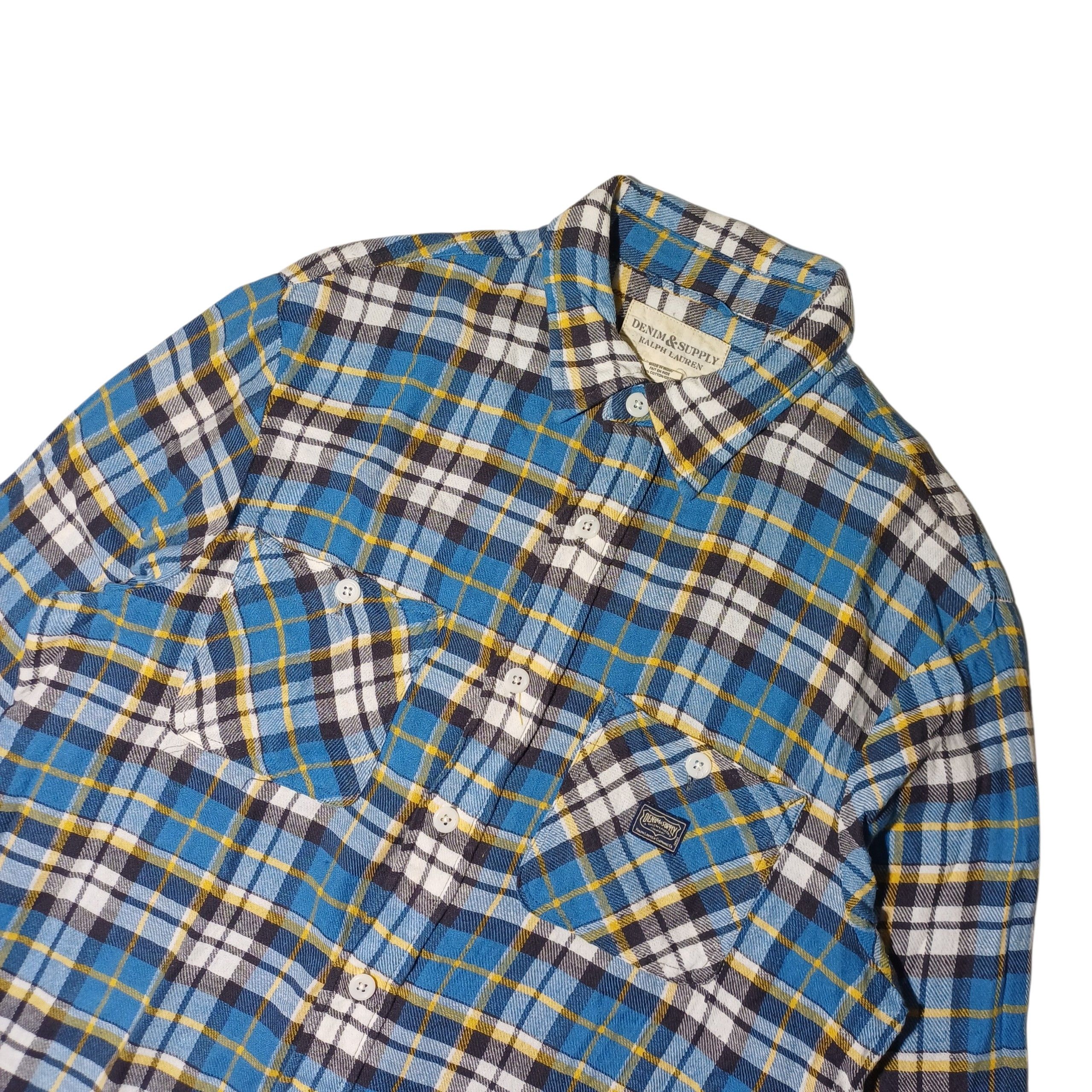 Denim & Supply Ralph Lauren Denim & Supply Lightweight Plaid Flannel Size US M / EU 48-50 / 2 - 2 Thumbnail