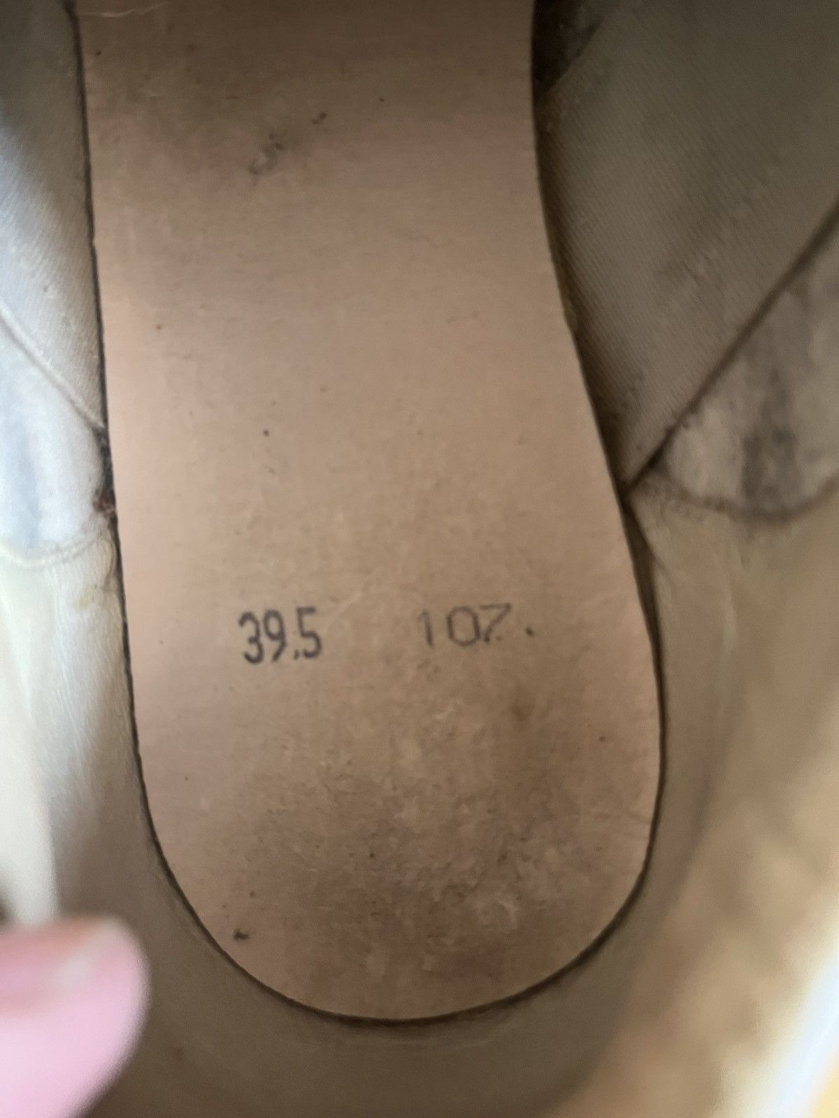 Maison Margiela MAISON MARGIELA replica gats low white/gray leather sneakers Size US 6.5 / EU 39-40 - 12 Thumbnail