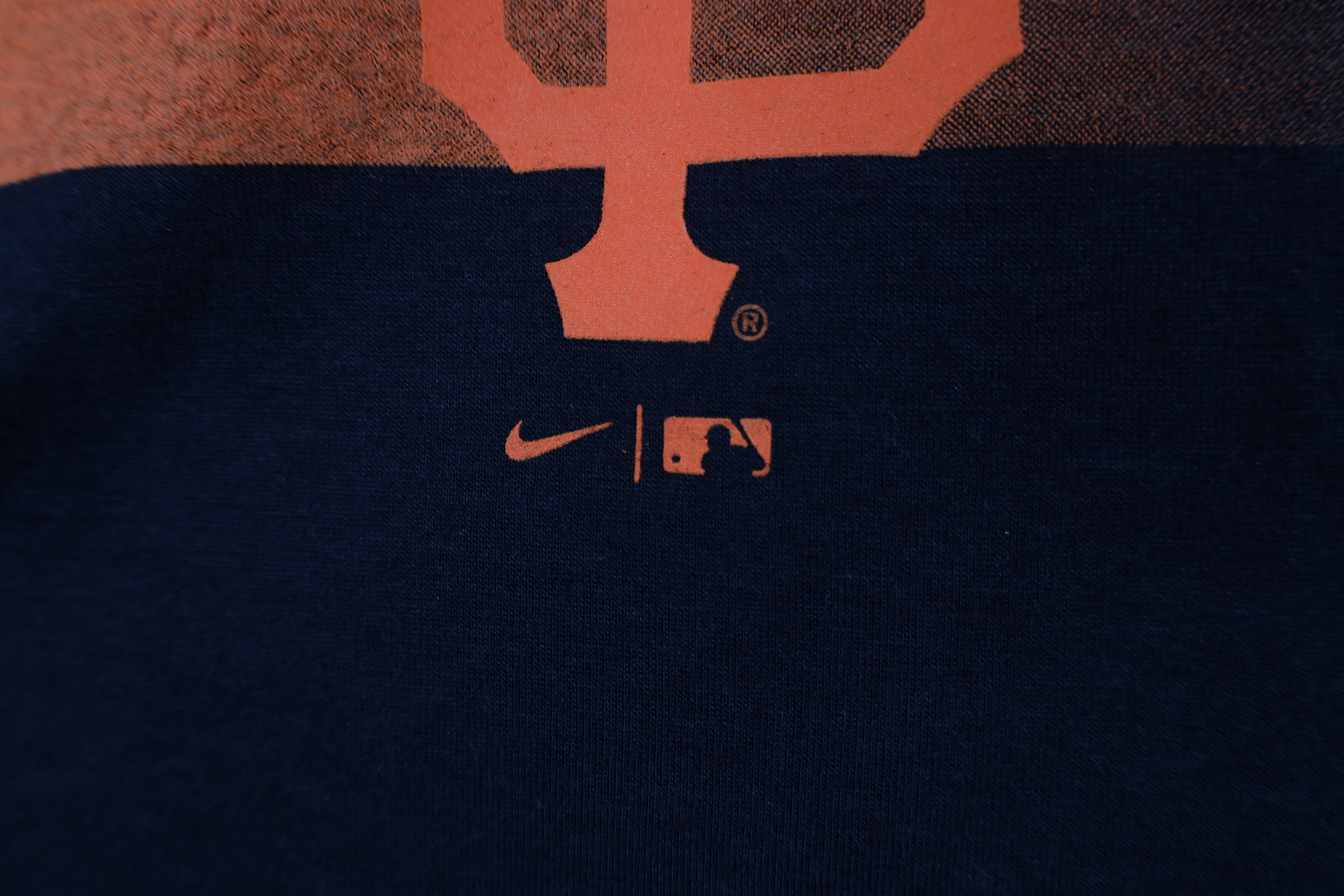 Nike × Vintage Nike Mini Swoosh San Francisco Giants Henley T-Shirt Black Size US XL / EU 56 / 4 - 6 Thumbnail