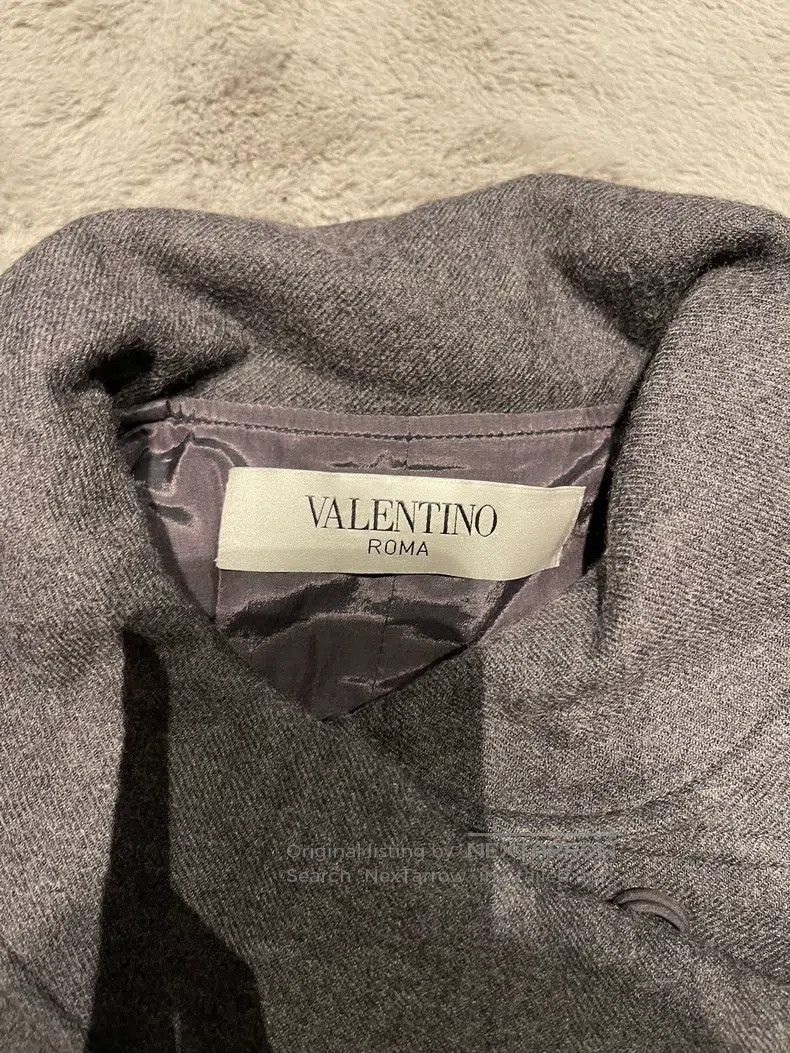 Valentino Valentino Gray woolen coat Size M / US 6-8 / IT 42-44 - 4 Thumbnail