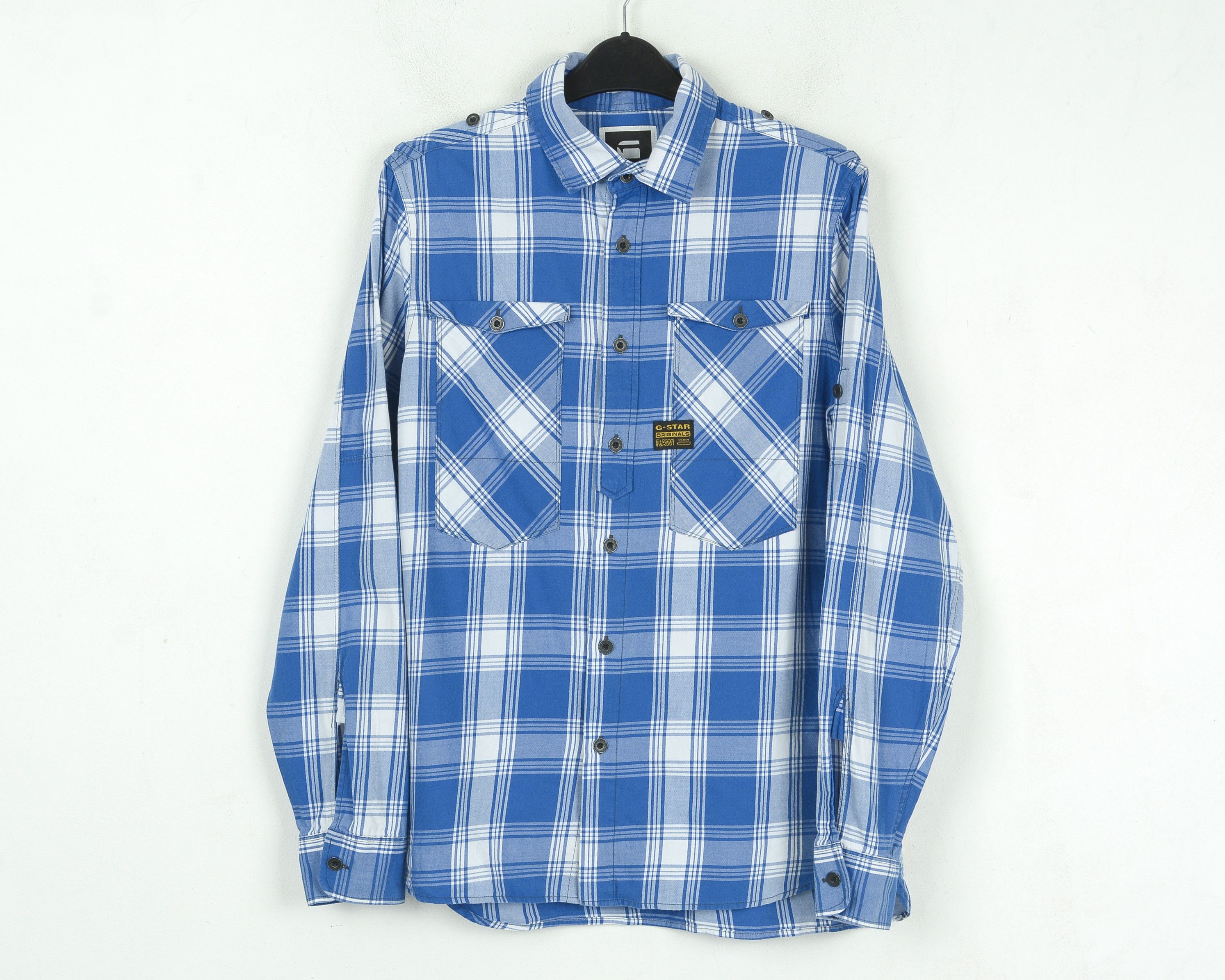 G-Star Athan Small Stark Shirt Western Button Up Check Plaid Tartan Size US S / EU 44-46 / 1 - 1 Thumbnail