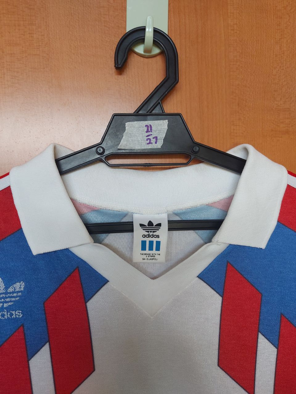 Adidas × Vintage Vintage Adidas Jersey Single Dingle Stitch Size US L / EU 52-54 / 3 - 4 Thumbnail