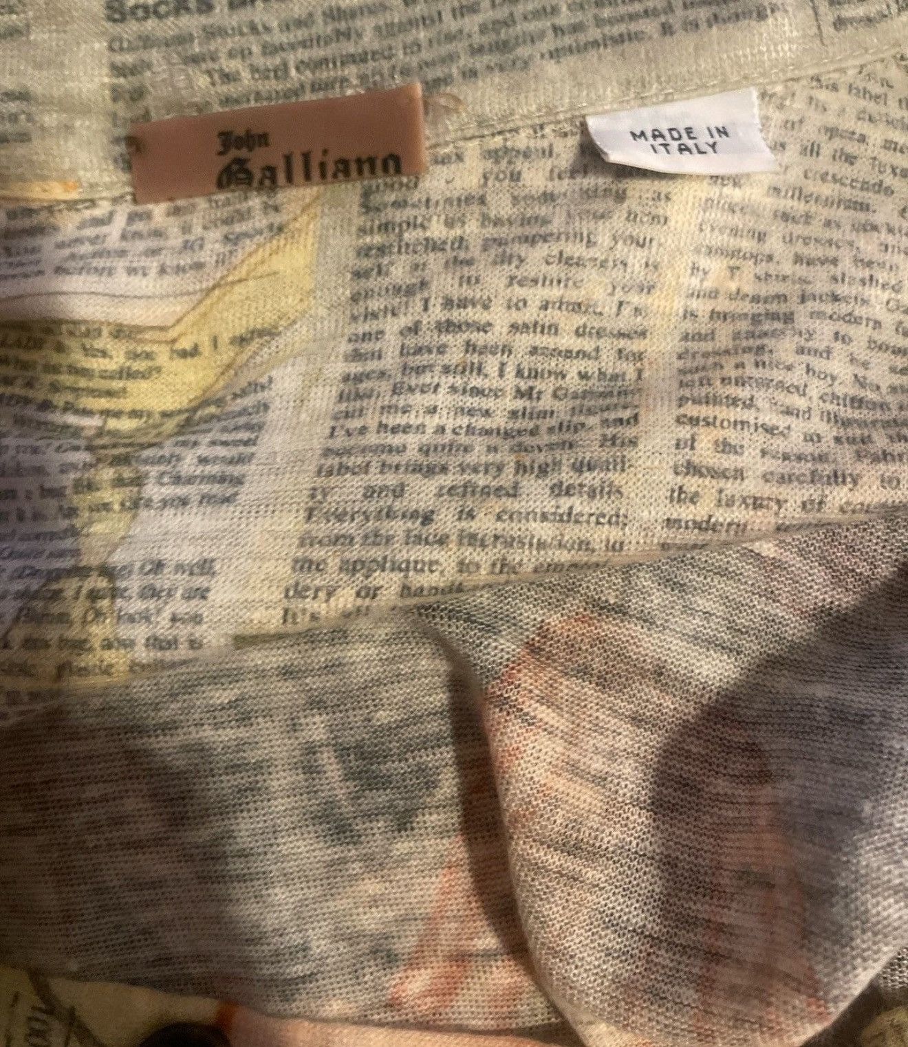 John Galliano John Galliano gazette Runway linen top Spring 2009 Size US S / EU 44-46 / 1 - 10 Thumbnail