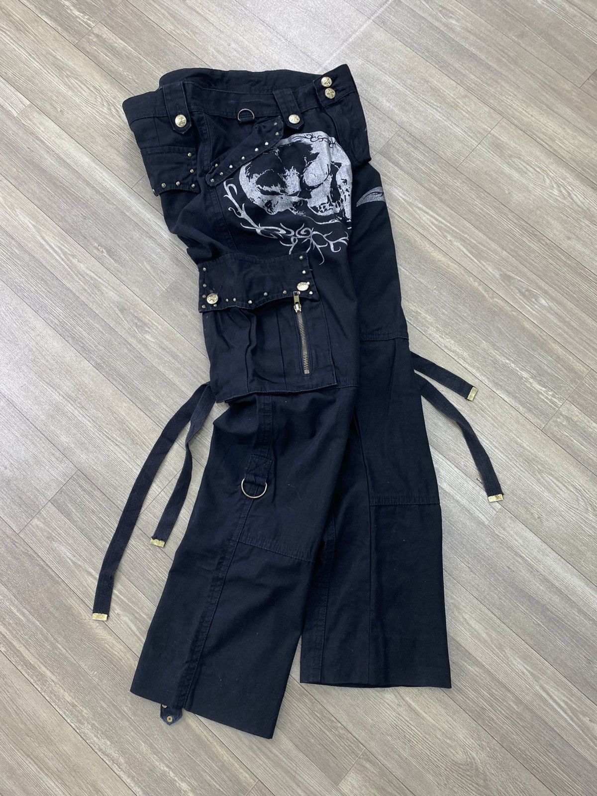 Hysteric Glamour 2000s Skulls Riot Ifsixwasnine Lgb Punk Bondage Cargo Pants Size US 30 / EU 46 - 18 Thumbnail