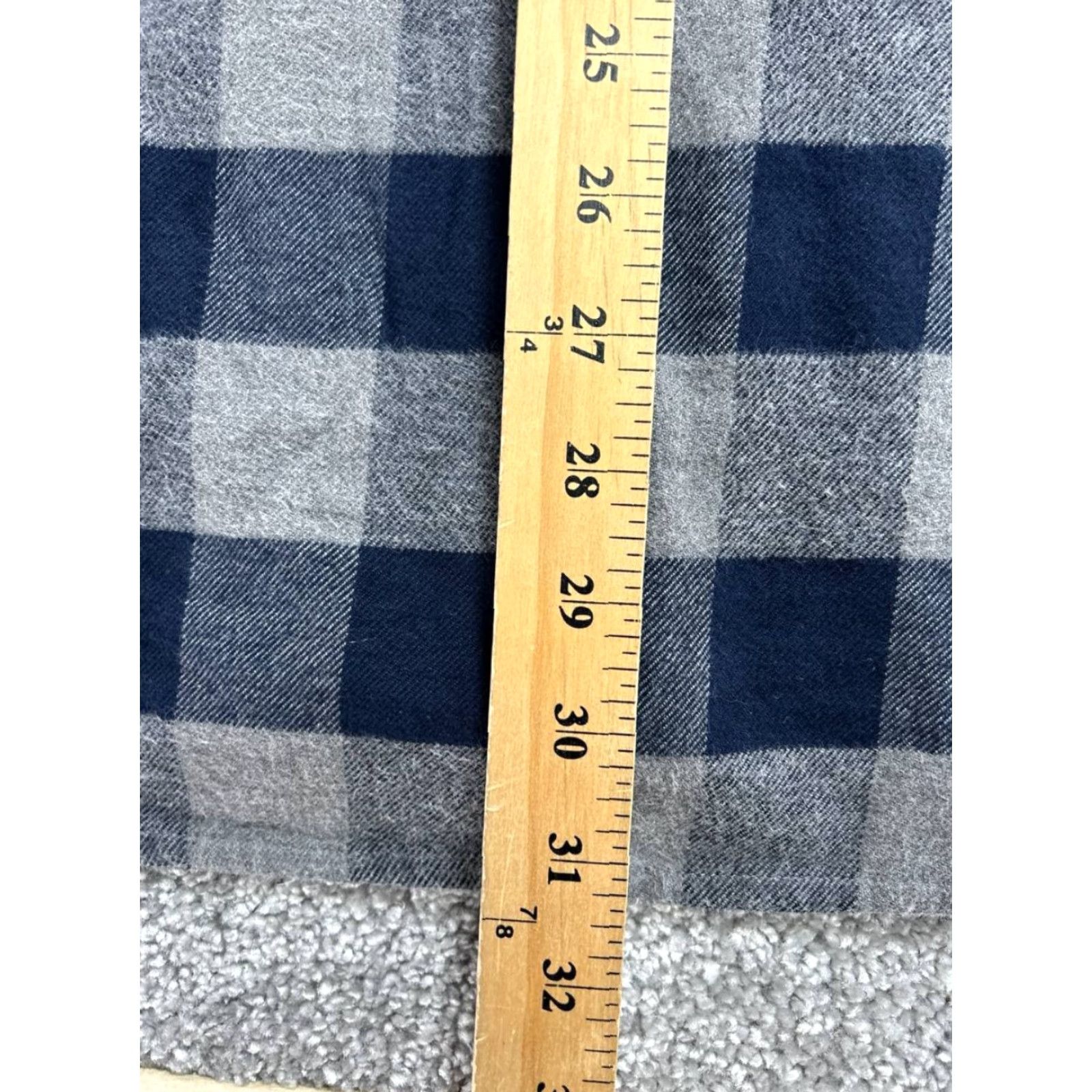J.Crew J. Crew Classic Midweight Flannel Work Shirt Mens Large Blue Cotton Utility Size US L / EU 52-54 / 3 - 7 Thumbnail