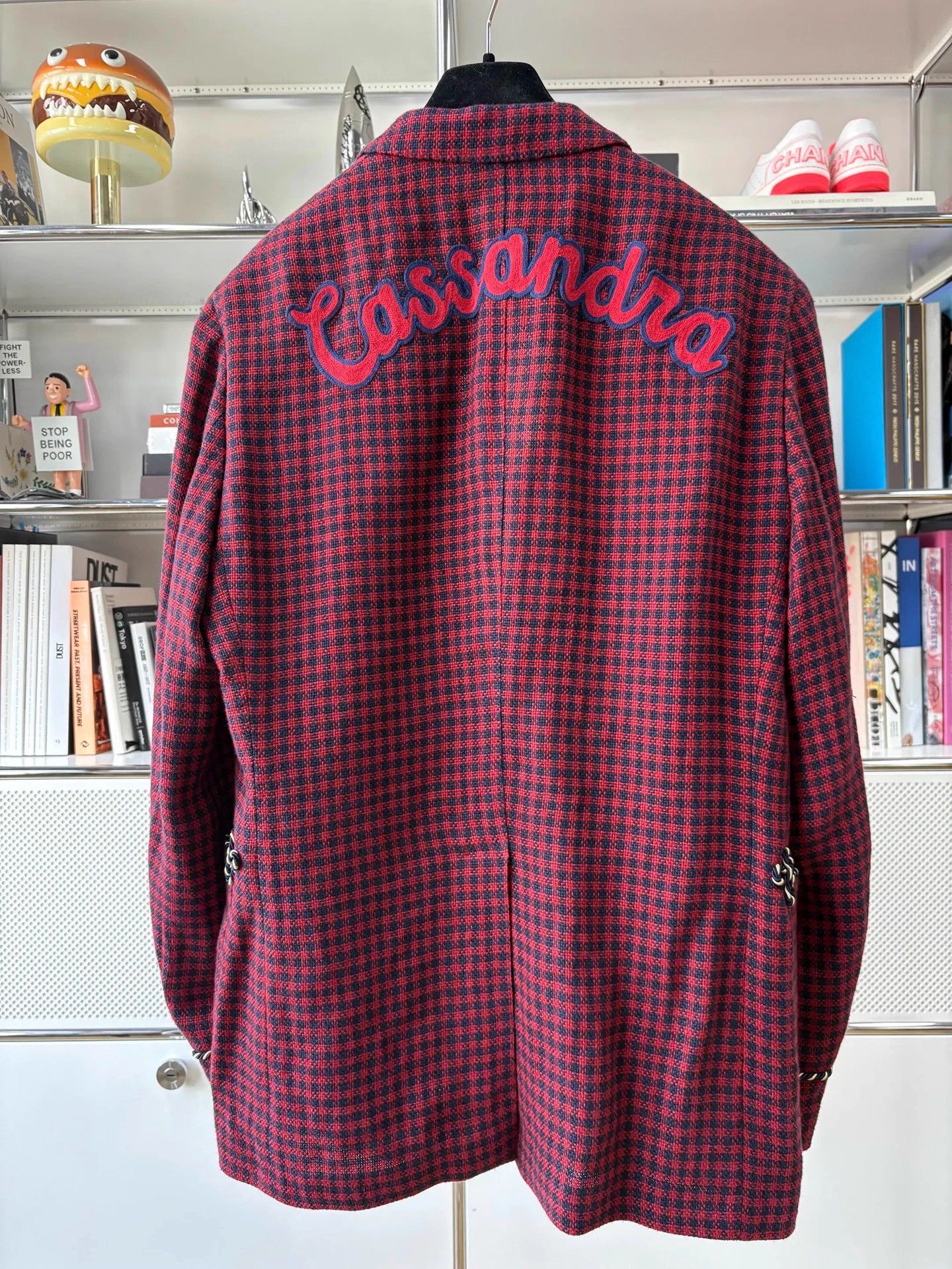 Gucci Gucci red check blazer embroidered unisex IT50 Size US M / EU 48-50 / 2 - 4 Thumbnail