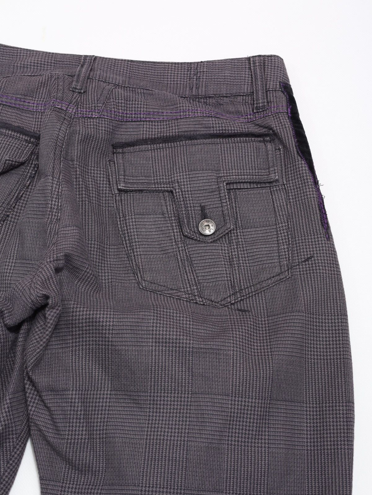 Marithe + Francois Girbaud Marithe Francois Girbaud Check Plaid Pants Trousers Gray Size 30" / US 8 / IT 44 - 12 Thumbnail