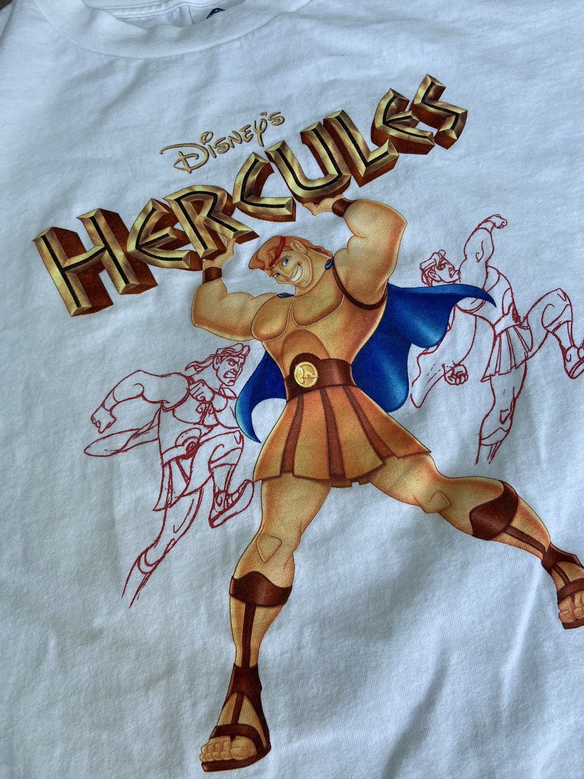 Vintage Vintage Hercules movie T shirt Size US XL / EU 56 / 4 - 3 Thumbnail