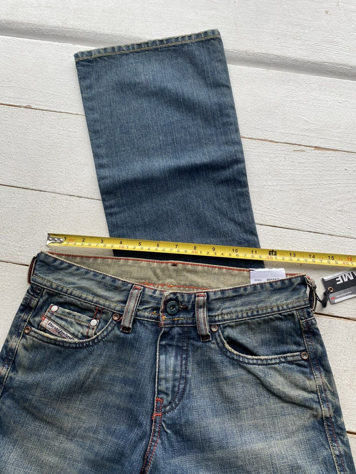 Diesel NWT 90s Luxury Diesel Rame Bootcut Jeans Made in Italy W26 Size 26" / US 2 / IT 38 - 17 Thumbnail