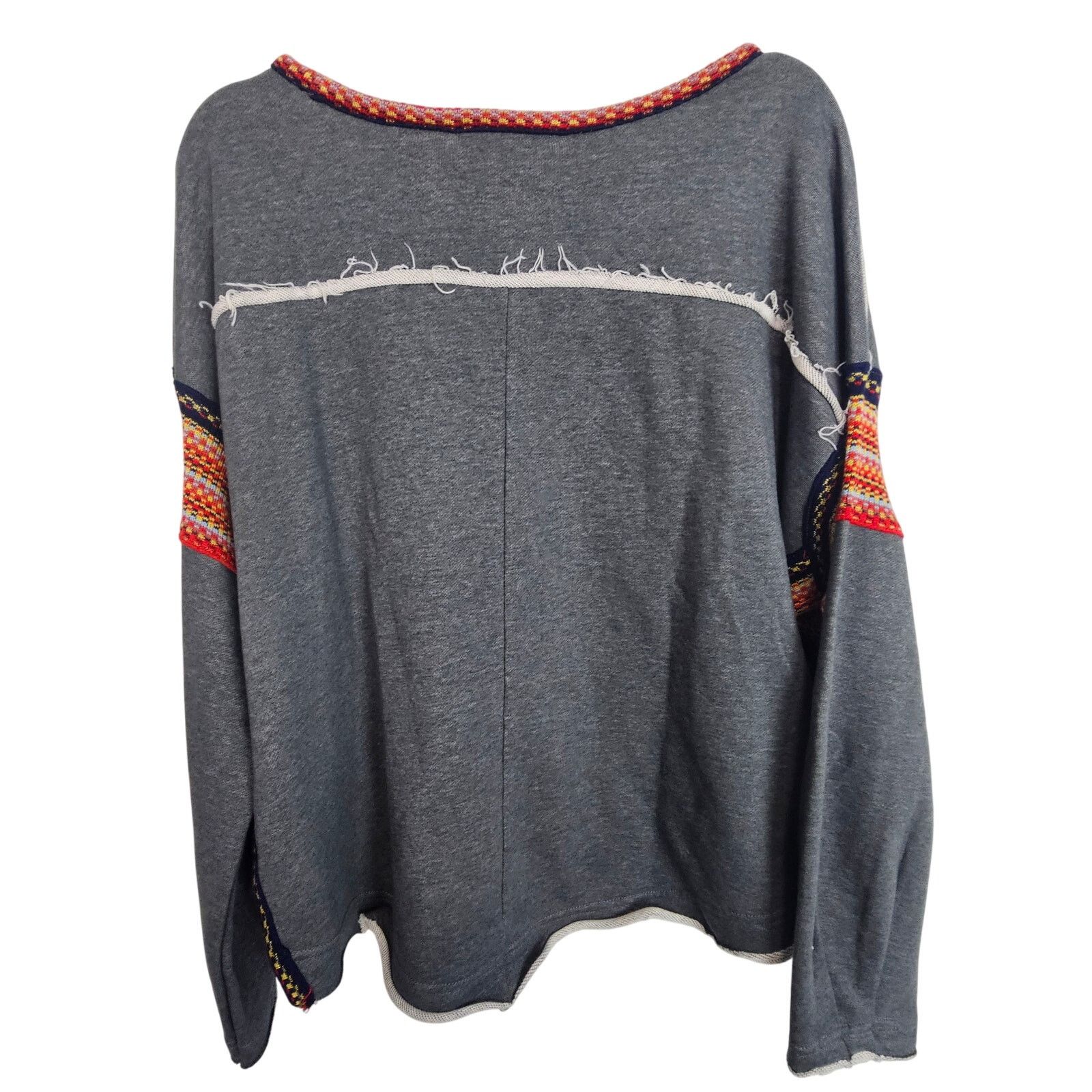 Natural Selection Natural Life Pullover Sweater Gray Sweatshirt Women S/M Size M / US 6-8 / IT 42-44 - 9 Thumbnail