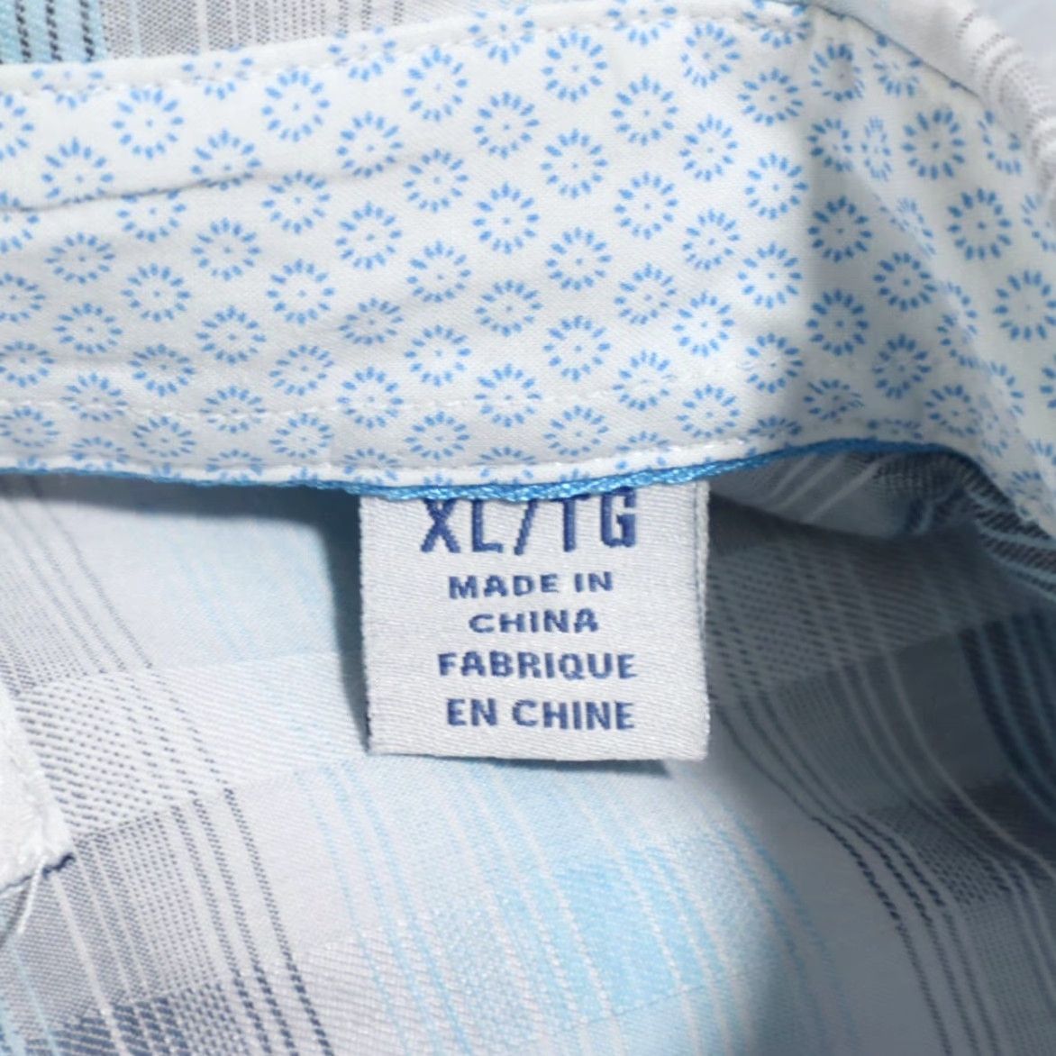 Tommy Bahama Tommy Bahama Matteo Mirage Plaid Long Sleeve Button Up Shirt Blue Men's XL Size US XL / EU 56 / 4 - 6 Thumbnail
