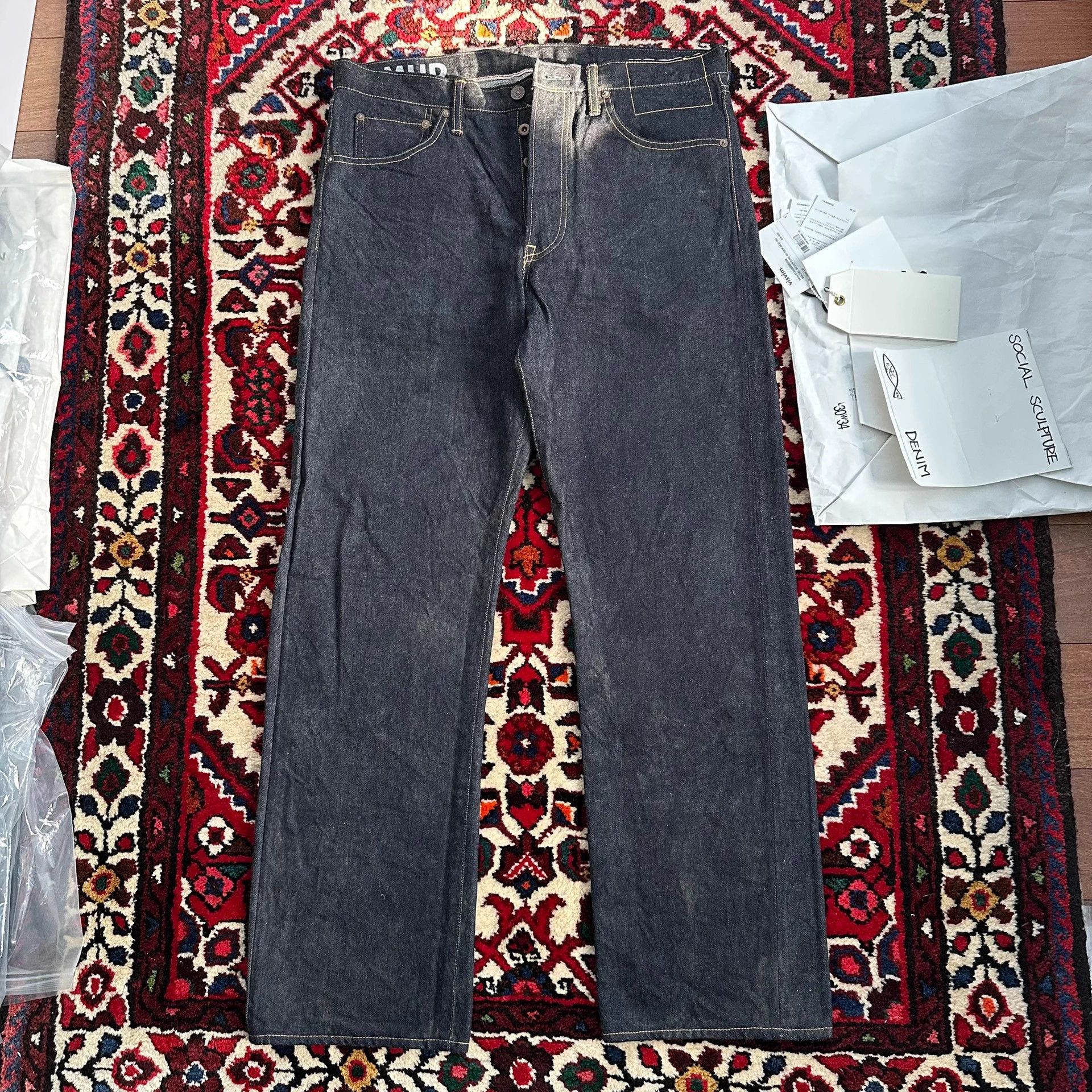 Visvim visvim 23AW 00MUD mud-dyed jeans W34L30 Size US 34 / EU 50 - 1 Thumbnail