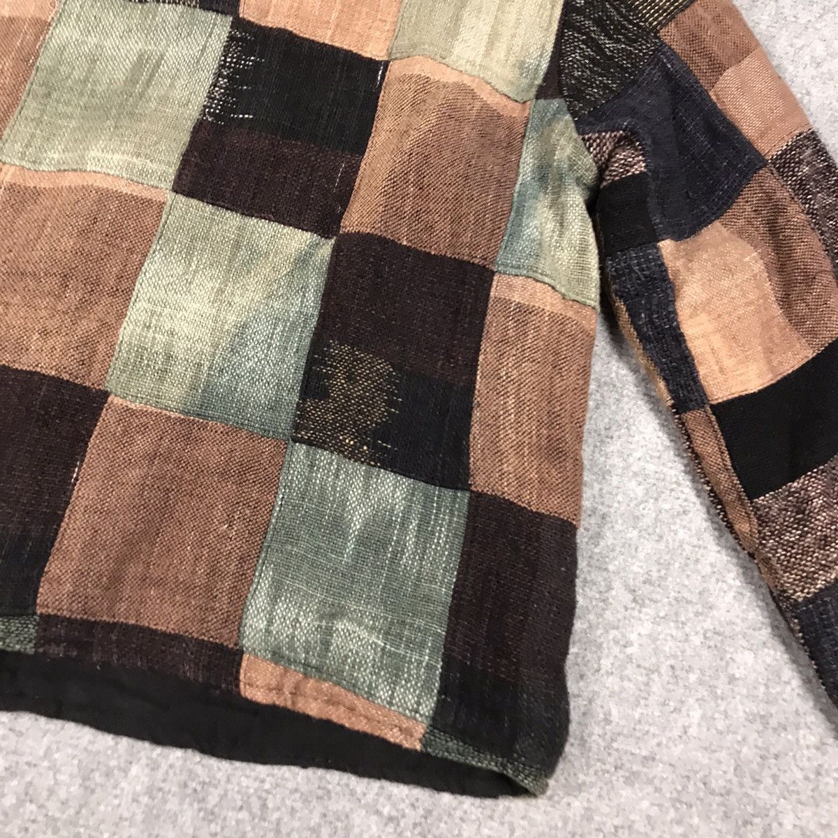 Japanese Brand BORO PATCHWORK JAPAN STYLE BUTTON WOMNA JACKET Size S / US 4 / IT 40 - 13 Thumbnail