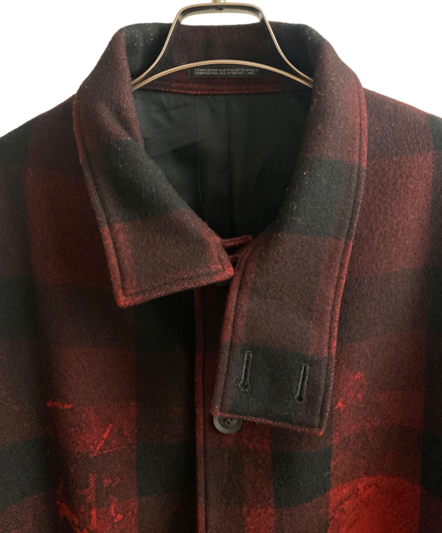 Yohji Yamamoto Yohji Yamamoto pour homme print stand-up collar coat Size US S / EU 44-46 / 1 - 2 Thumbnail