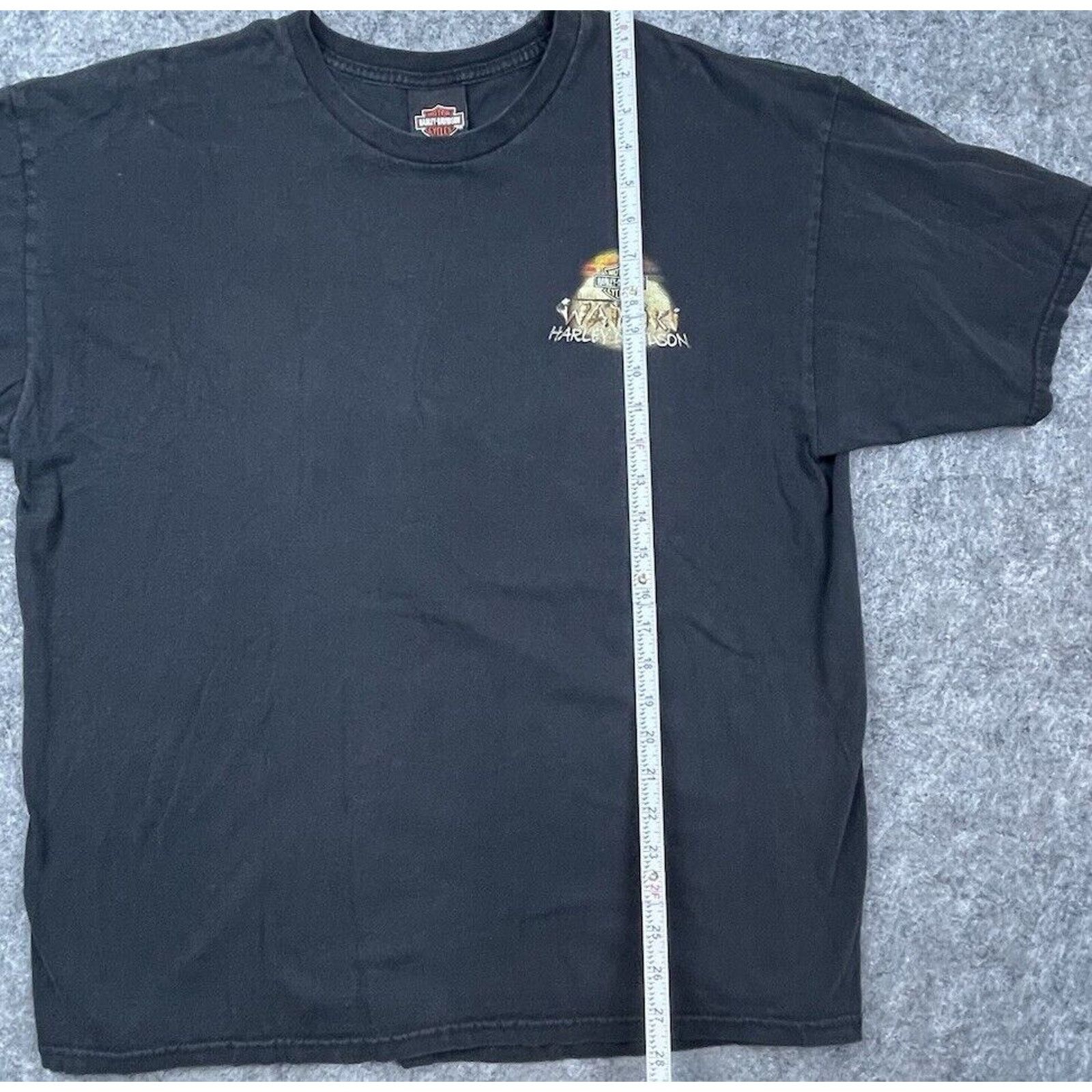 Harley Davidson Harley Davidson Shirt XL Black Surfboard Waikiki Hawaii Size US XL / EU 56 / 4 - 6 Thumbnail