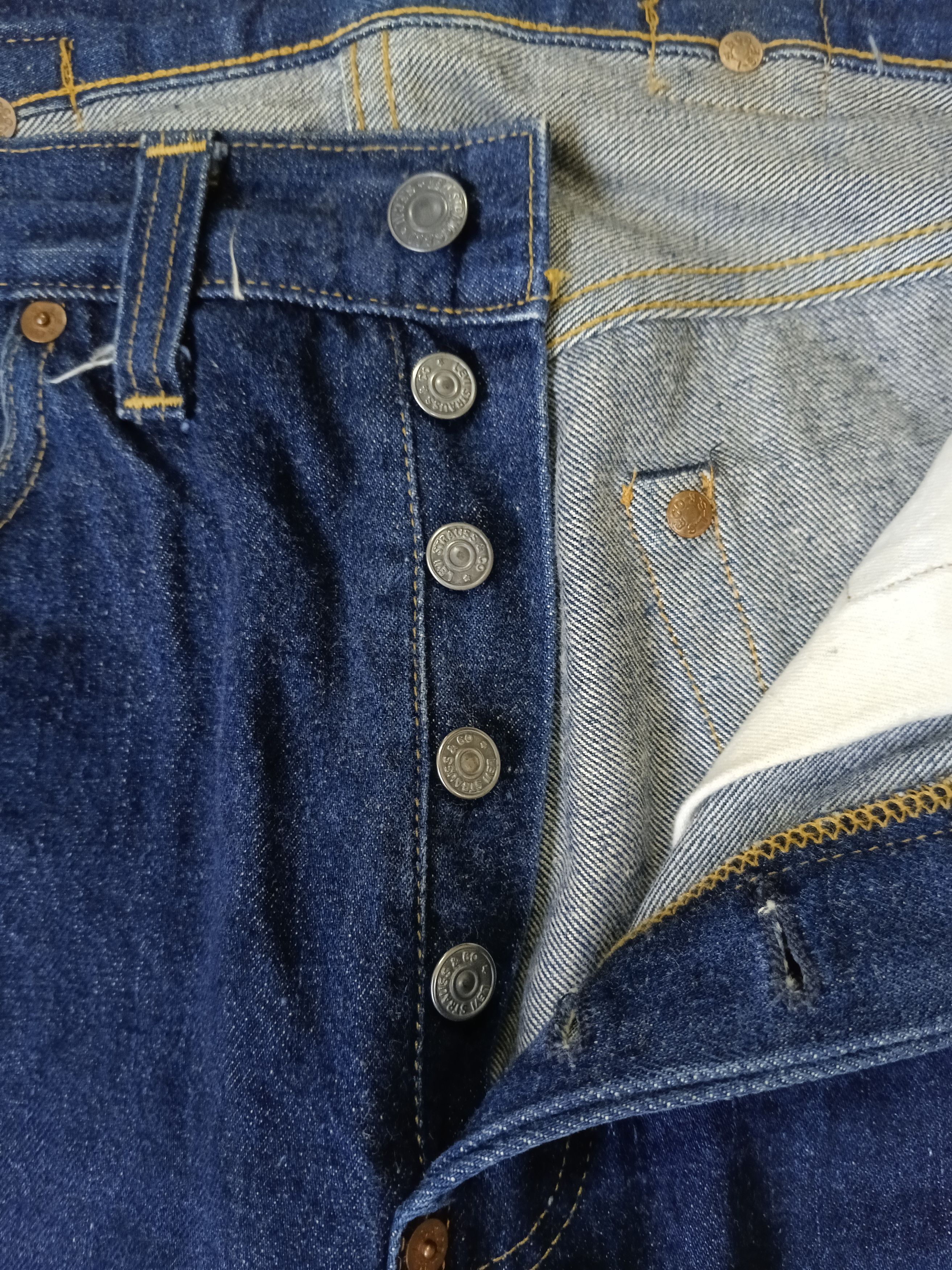 LVC × Levi's Vintage Clothing VINTAGE 90s LEVIS BIG E 201XX REPRODUCTION 1937 Size US 31 - 9 Thumbnail