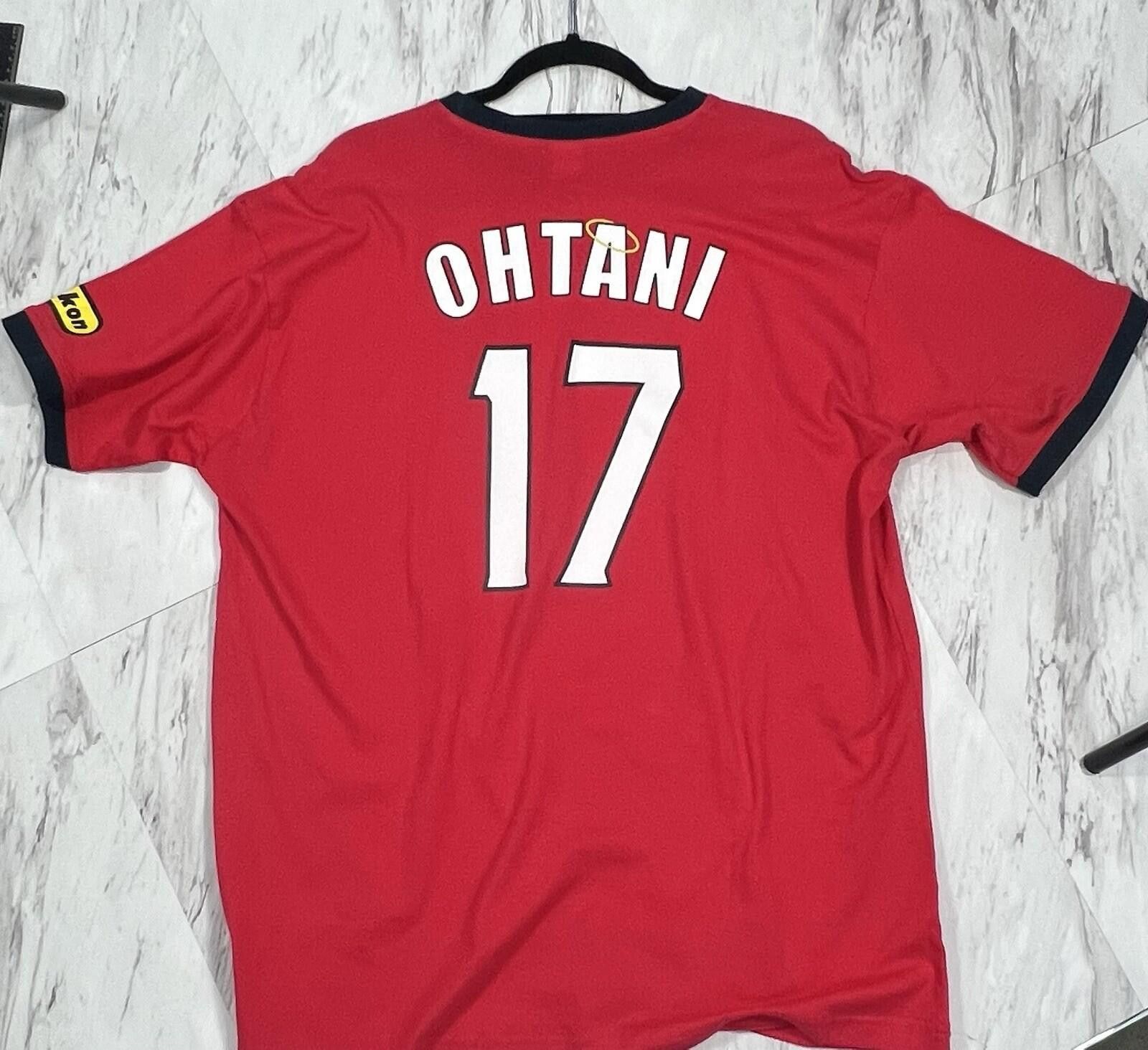 RAGEBLUE Shohei Ohtani Los Angeles Angels California Ringer Red #8 Size US XL / EU 56 / 4 - 2 Thumbnail