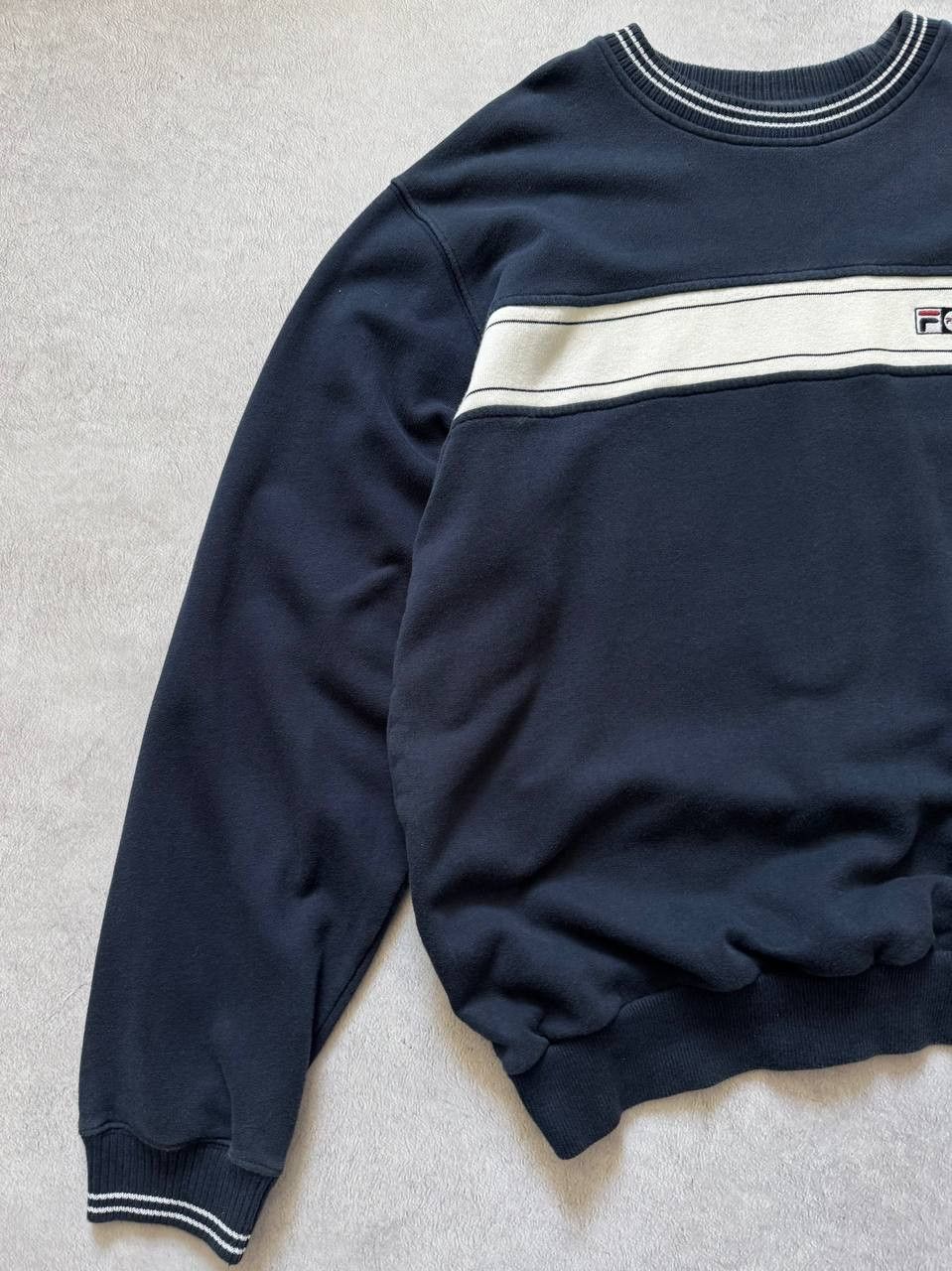 Fila Vintage 90's Fila Italia Navy Retro Sweatshirt Size US M / EU 48-50 / 2 - 6 Thumbnail