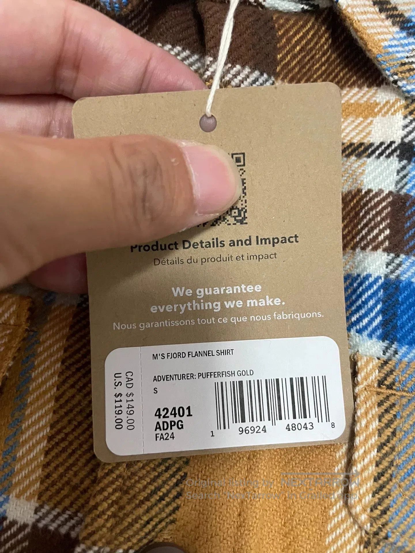 Patagonia Patagonia Organic Cotton Long. Size US S / EU 44-46 / 1 - 6 Thumbnail