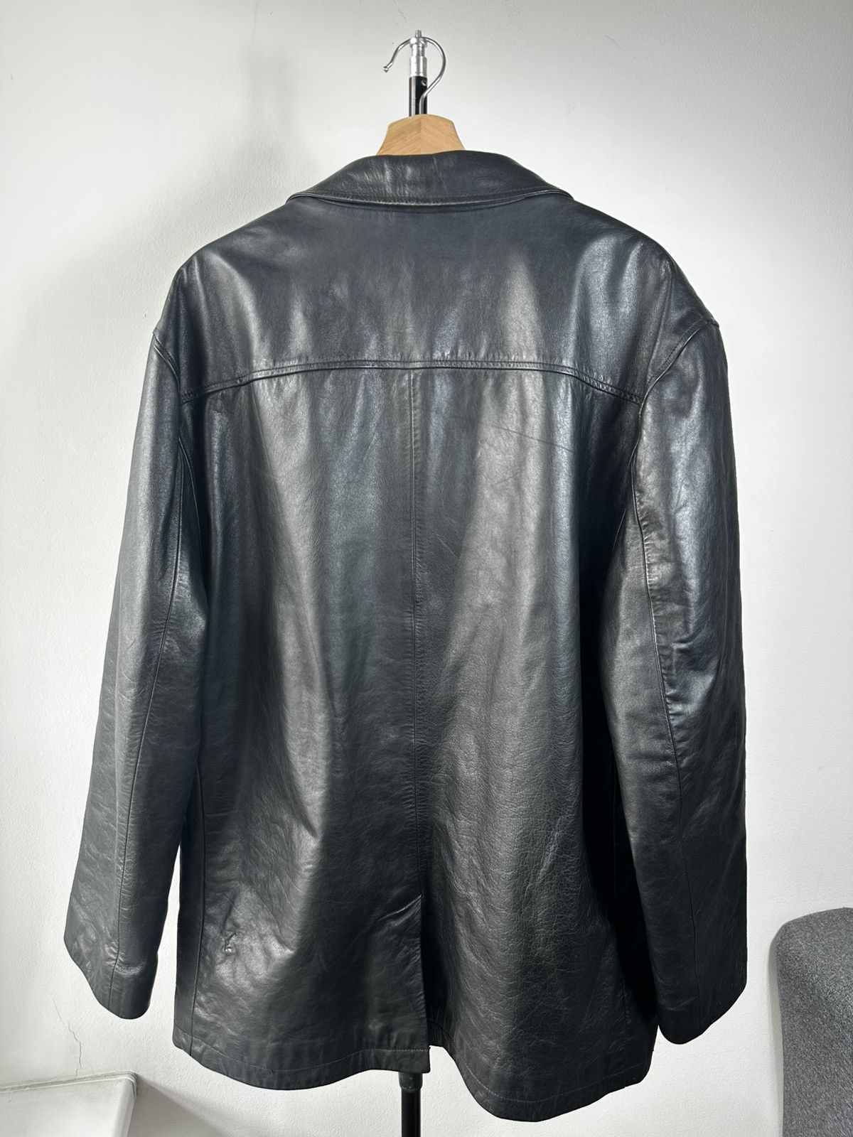 Polo Ralph Lauren Polo Ralph Lauren Vintage Genuine Leather Car Coat Jacket XL Size US XL / EU 56 / 4 - 5 Thumbnail