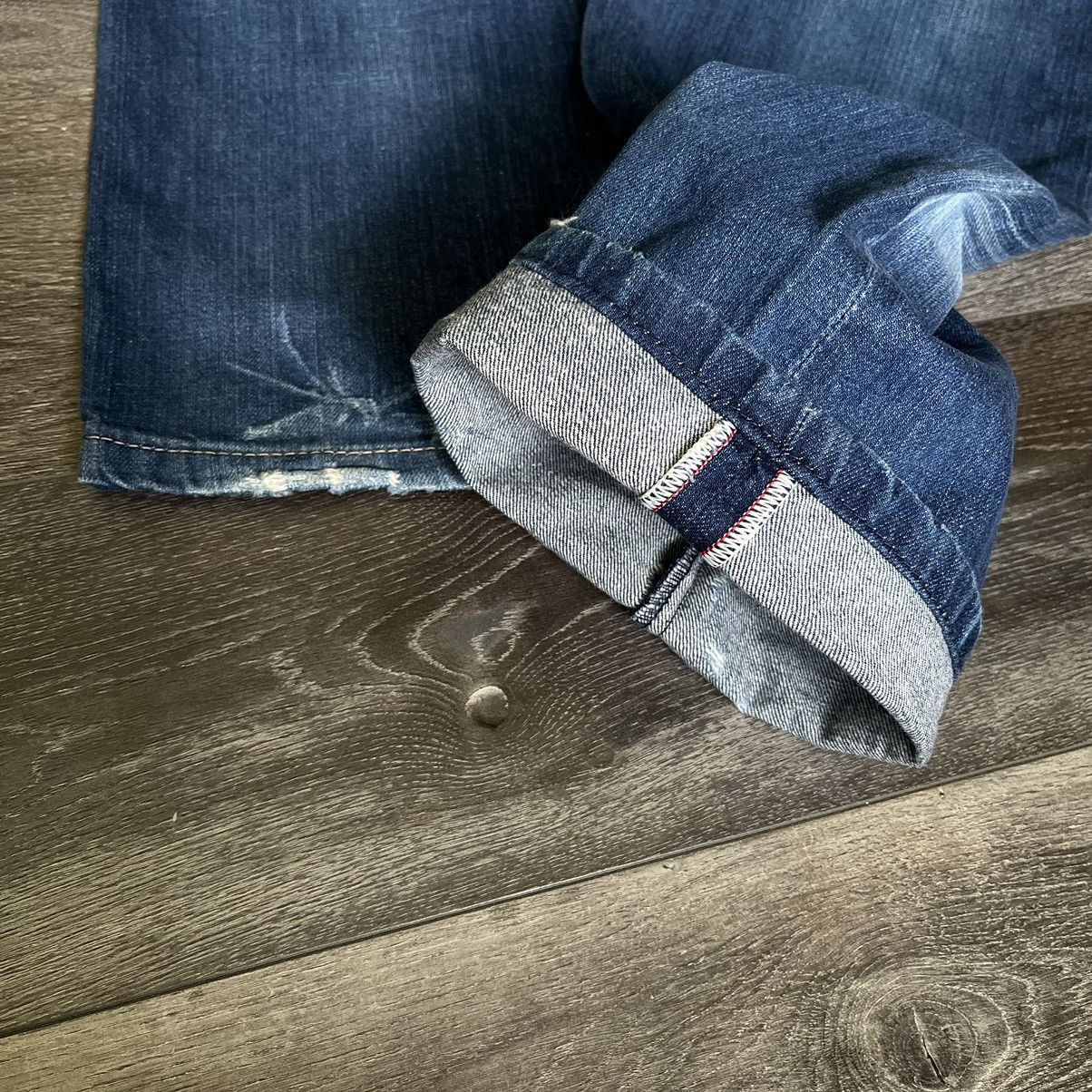 Energie Energie Sixty Mulligan Selvedge Denim Jeans 33x32 Italy Made Size US 33 - 7 Thumbnail
