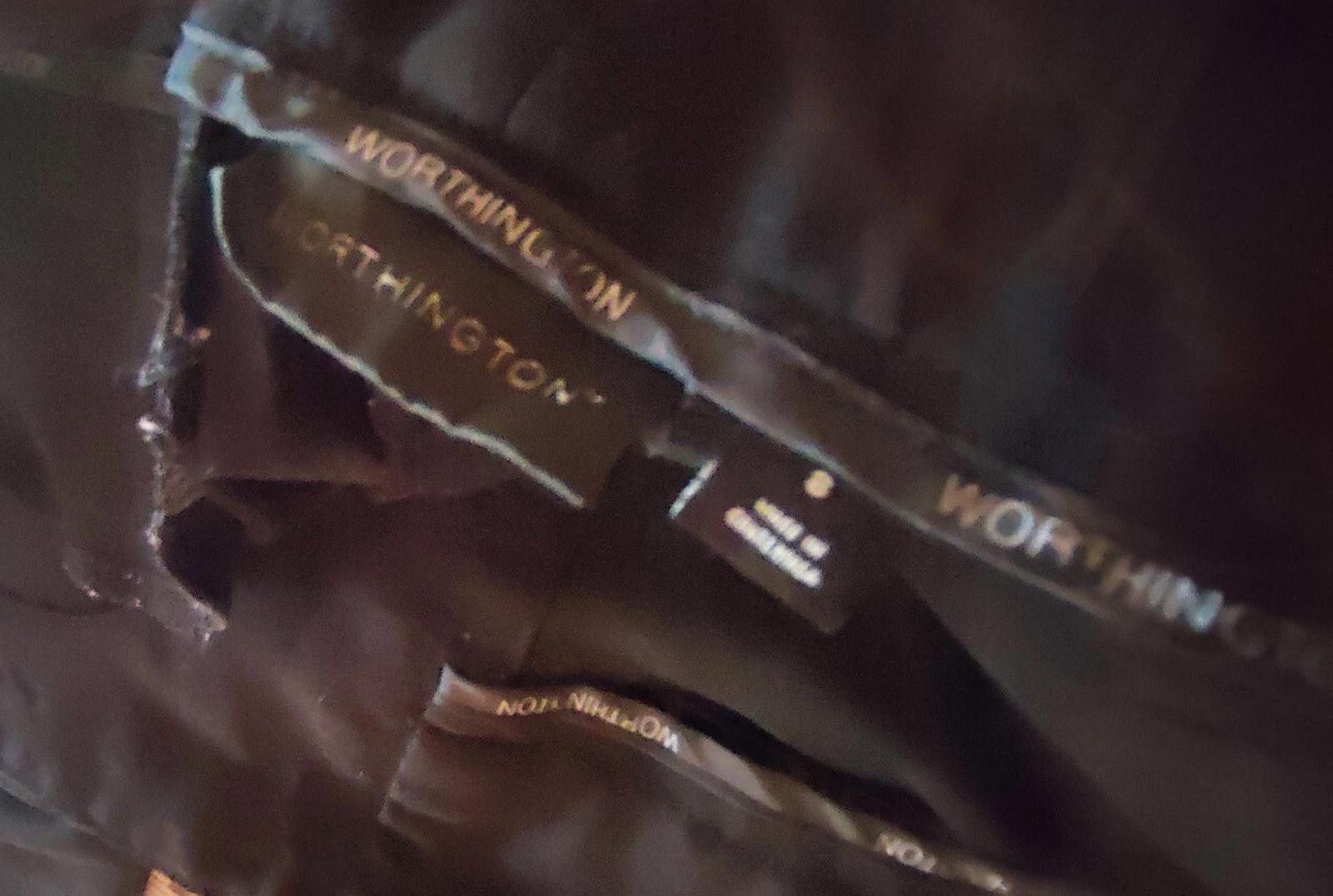 Other Worthington Black Dress Pants Womens Size 8 Button Back Pock Size 30" / US 8 / IT 44 - 6 Thumbnail