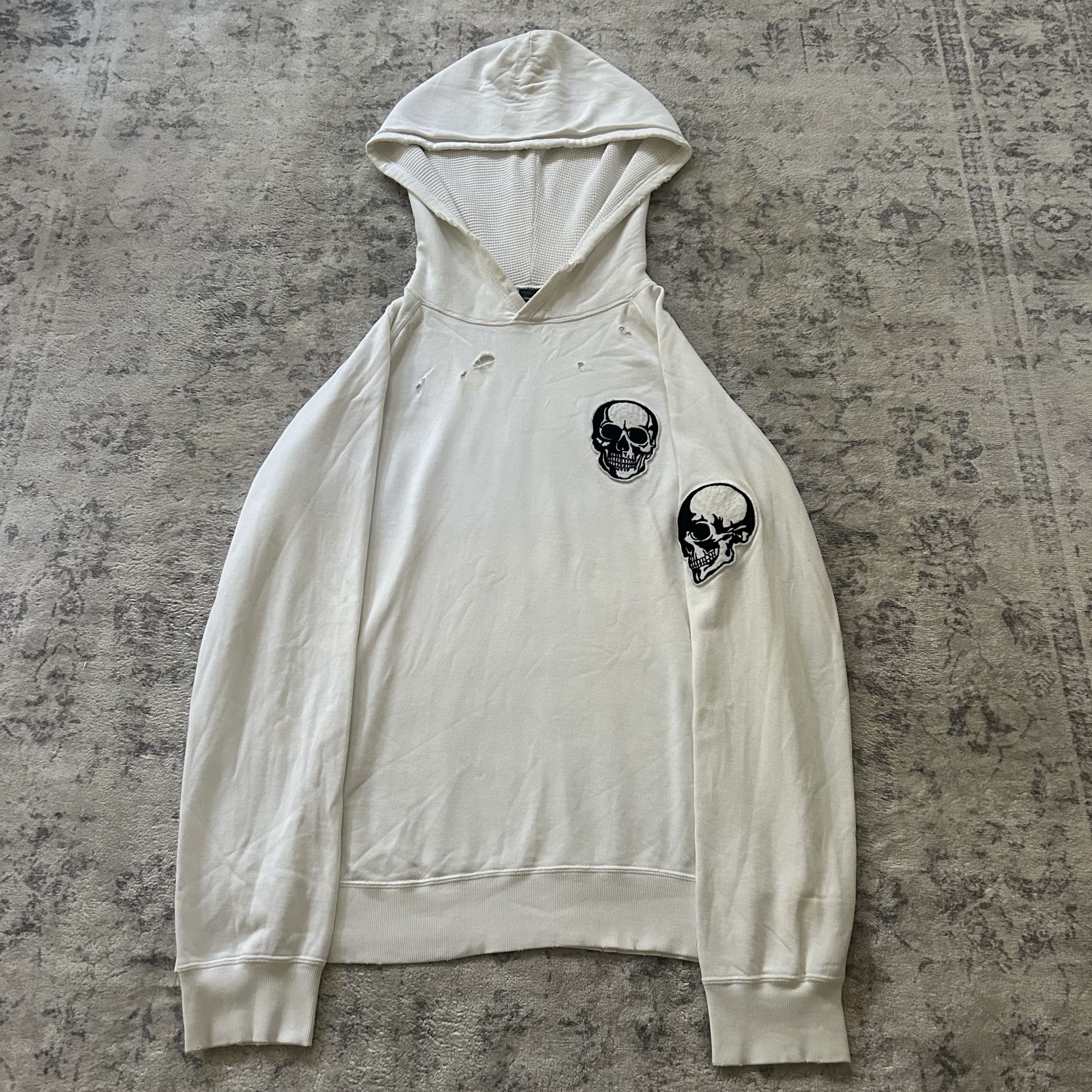 Number (nine) 04ss skull zip hoodie number nine dream baby dream期