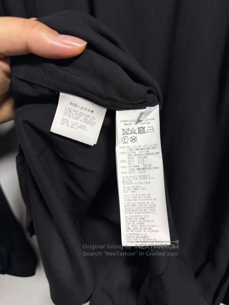 Yohji Yamamoto Yohji Yamamoto 23SS Velvet Patchwork Shirt Size US L / EU 52-54 / 3 - 8 Thumbnail