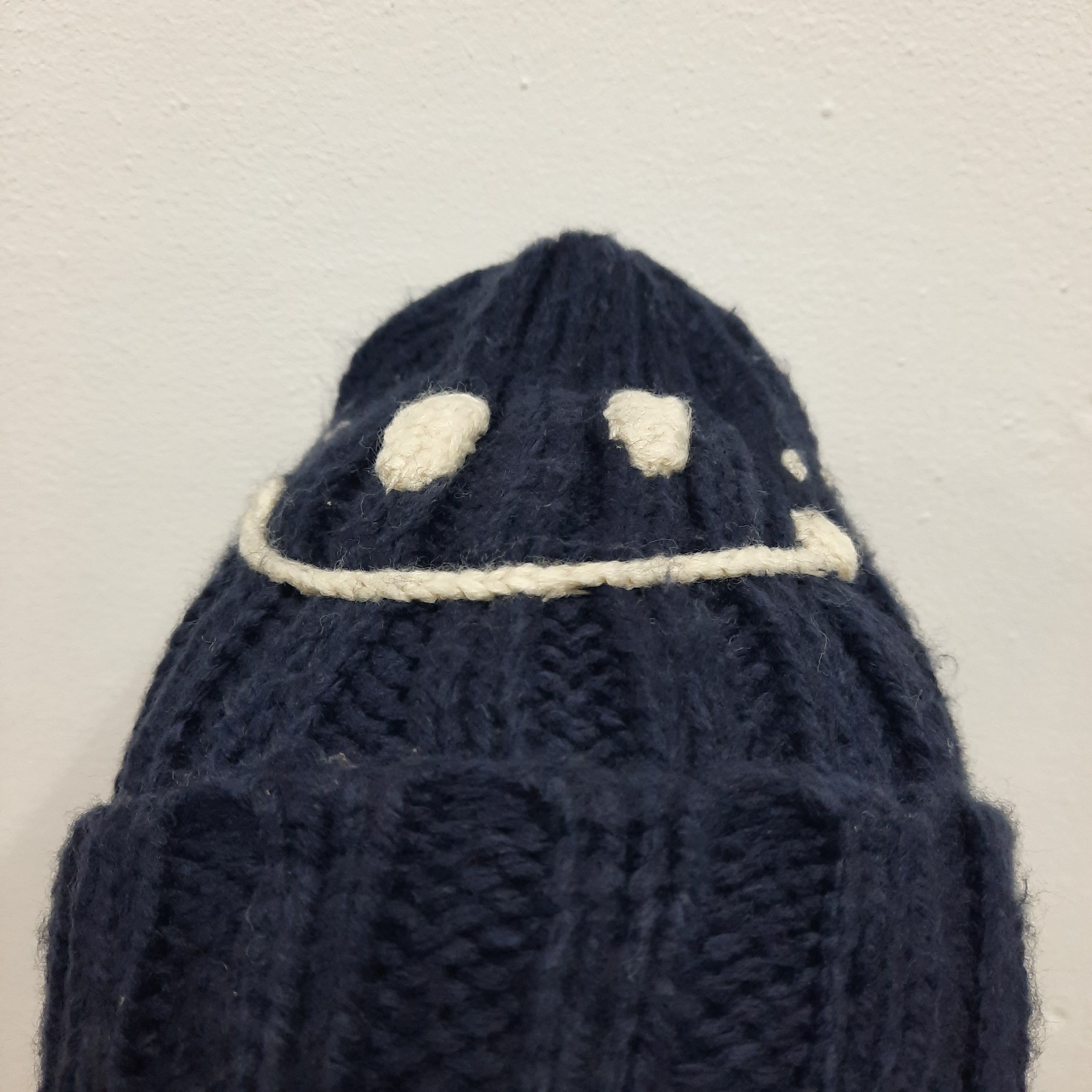 Japanese Brand 😊 Japanese brand smile embroidery beanie hat Size ONE SIZE - 3 Thumbnail