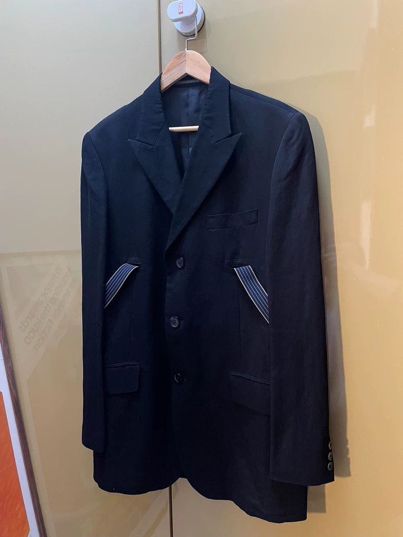 Yohji Yamamoto Yohji Yamamoto size 2 07 SS Strap Suit 2501-Nextarrow Size 38R - 4 Thumbnail