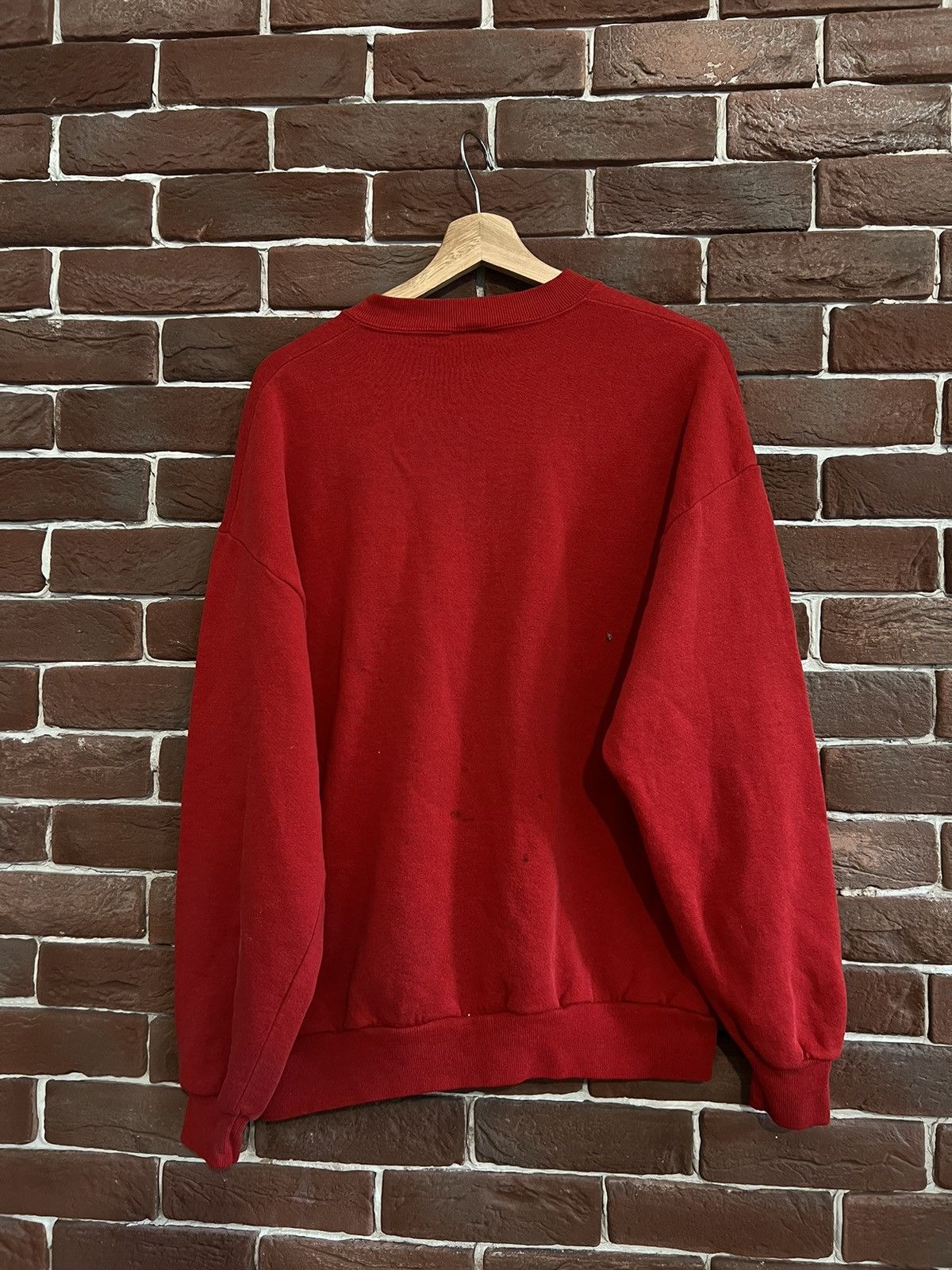 Jerzees Vintage 80s Ohio State Logo Jerzees Crewneck Red Large Hype Size US L / EU 52-54 / 3 - 2 Thumbnail