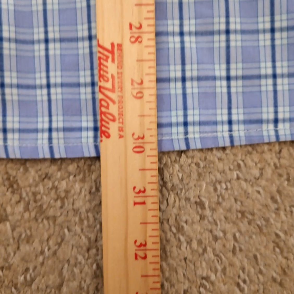 Chaps Chaps Shirt Mens Medium Purple Lavender Plaid Long Sleeve Button Down Easy Care Size US M / EU 48-50 / 2 - 7 Thumbnail