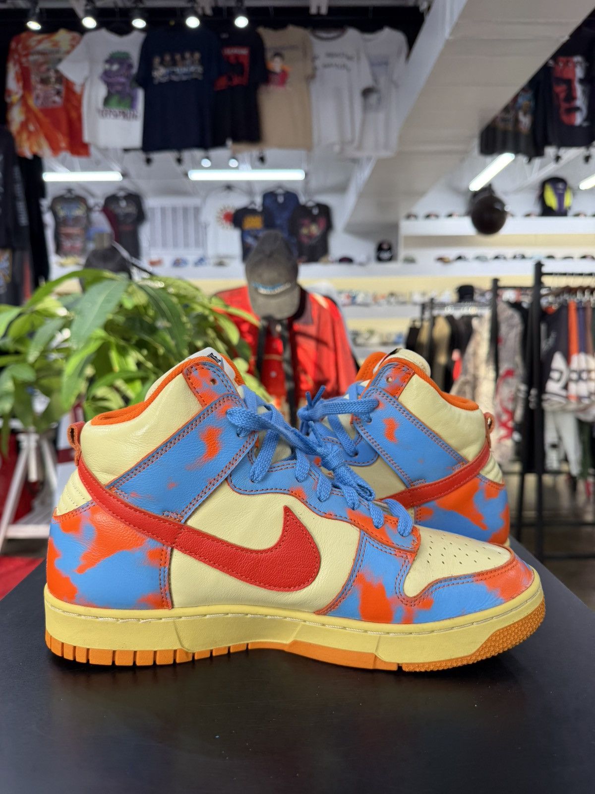 Nike Nike Dunk High 1985 Orange Acid Wash Size 10 (2022) Size US 10 / EU 43 - 3 Thumbnail