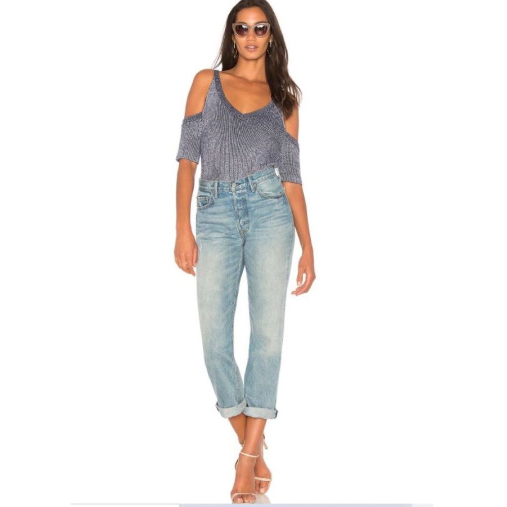 Splendid NWT New $175 Splendid Surrey Marl Cold Shoulder Pullover Si Size M / US 6-8 / IT 42-44 - 4 Thumbnail