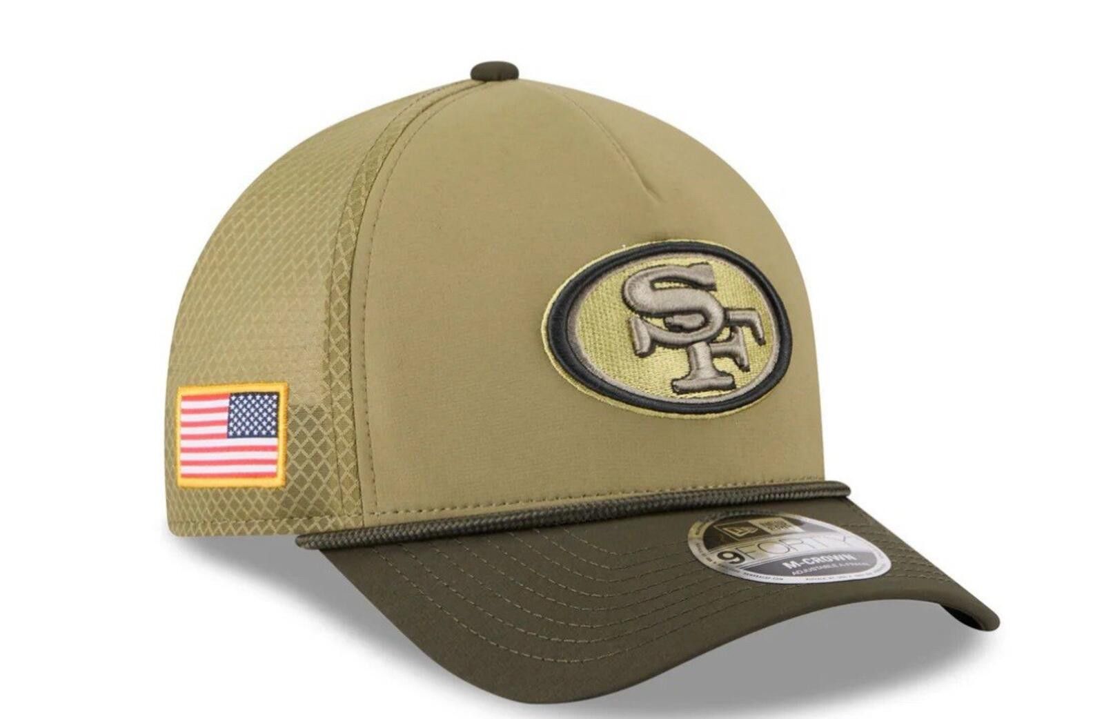 New Era NewEra San Francisco 49ers SnapBack Salute To Service NFL Size ONE SIZE - 1 Thumbnail