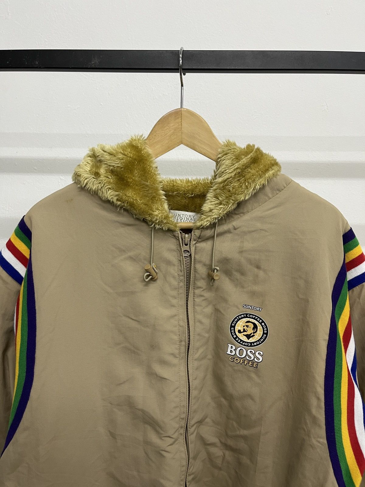 Vintage Vintage Rare SUNTORY BOSS COFFEE Japan Sherpa Parka Size US L / EU 52-54 / 3 - 8 Thumbnail
