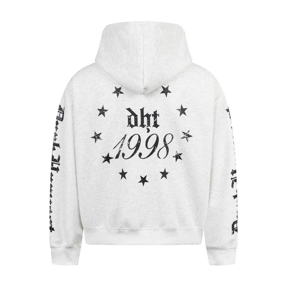 Vintage Men's retro washed star print loose zipper hoodie y2k Size US M / EU 48-50 / 2 - 1 Thumbnail