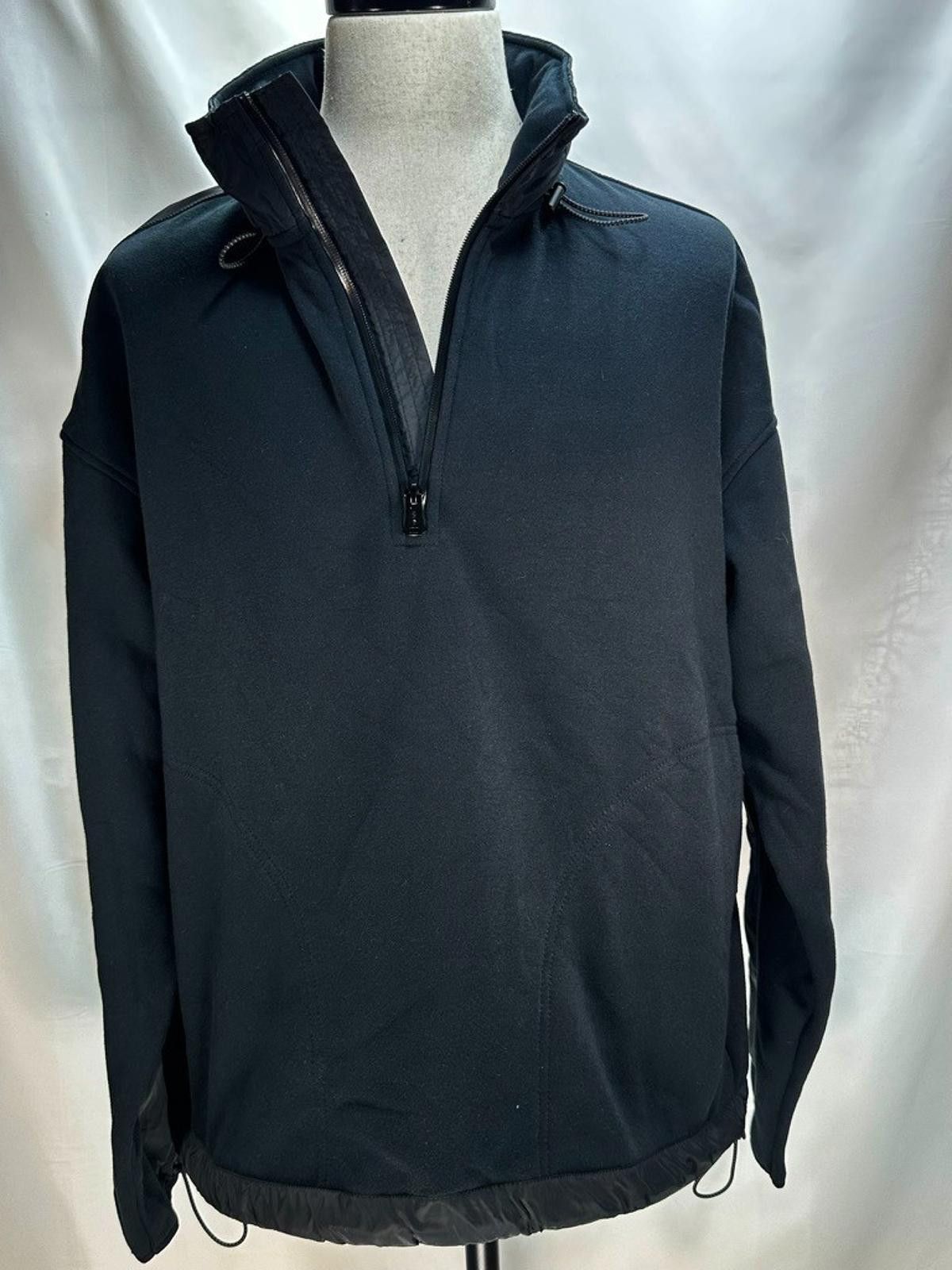 Bass Bass Hoodie Reinforced Elbows Zip Pockets Black Men's L Size US L / EU 52-54 / 3 - 1 Thumbnail