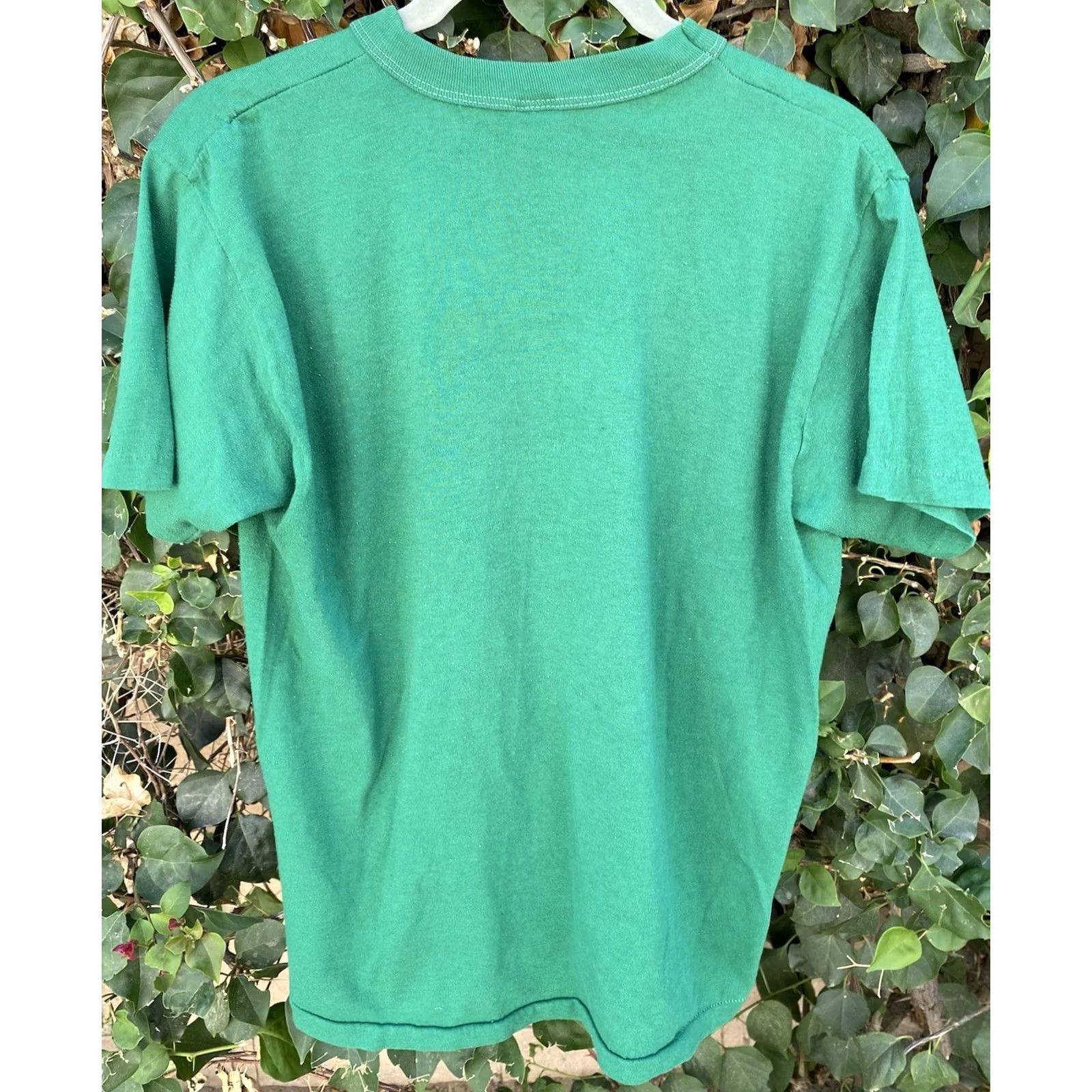 Vintage VINTAGE Sportswear T-Shirt, Single Stitch, 70s 80s, Green, Size L, Mens, Short Sleeve, Iron On Letting Tee Size US L / EU 52-54 / 3 - 7 Thumbnail